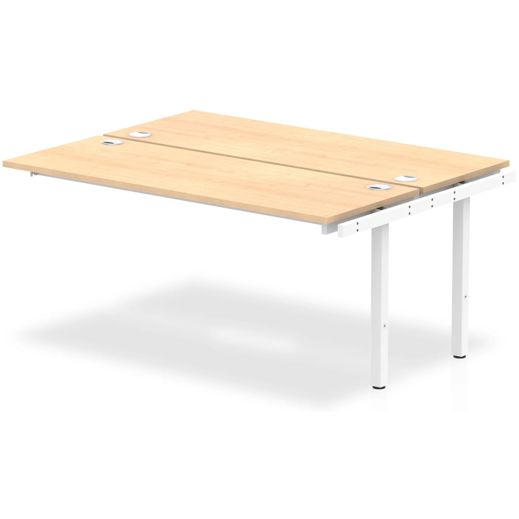 Impulse Back-to-Back Bench Desk Extension Kit for 2 More People