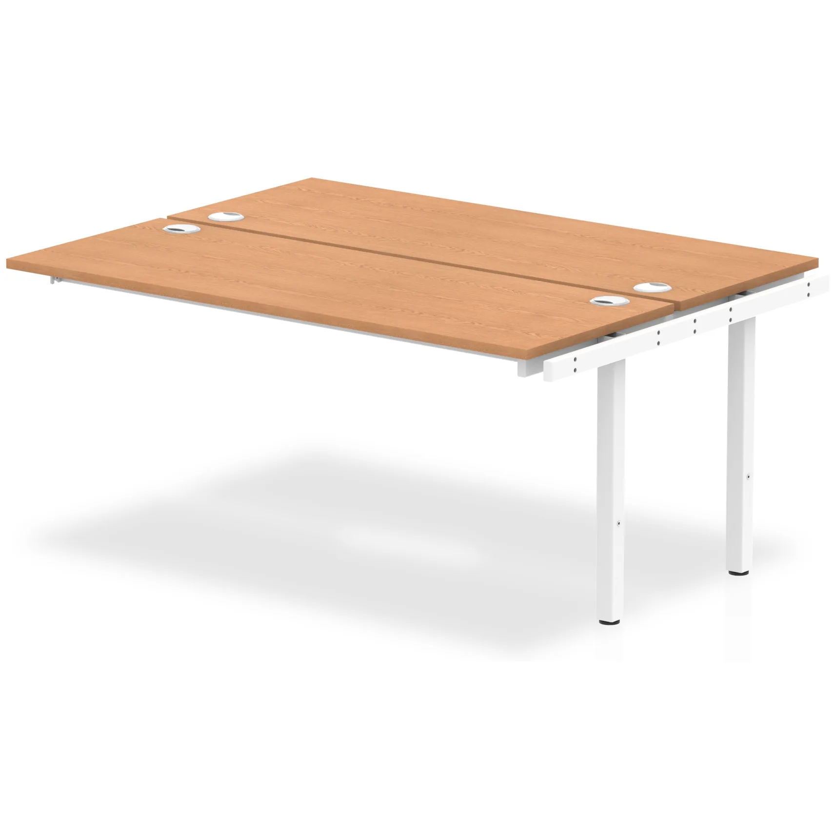 Impulse Back-to-Back Bench Desk Extension Kit for 2 More People