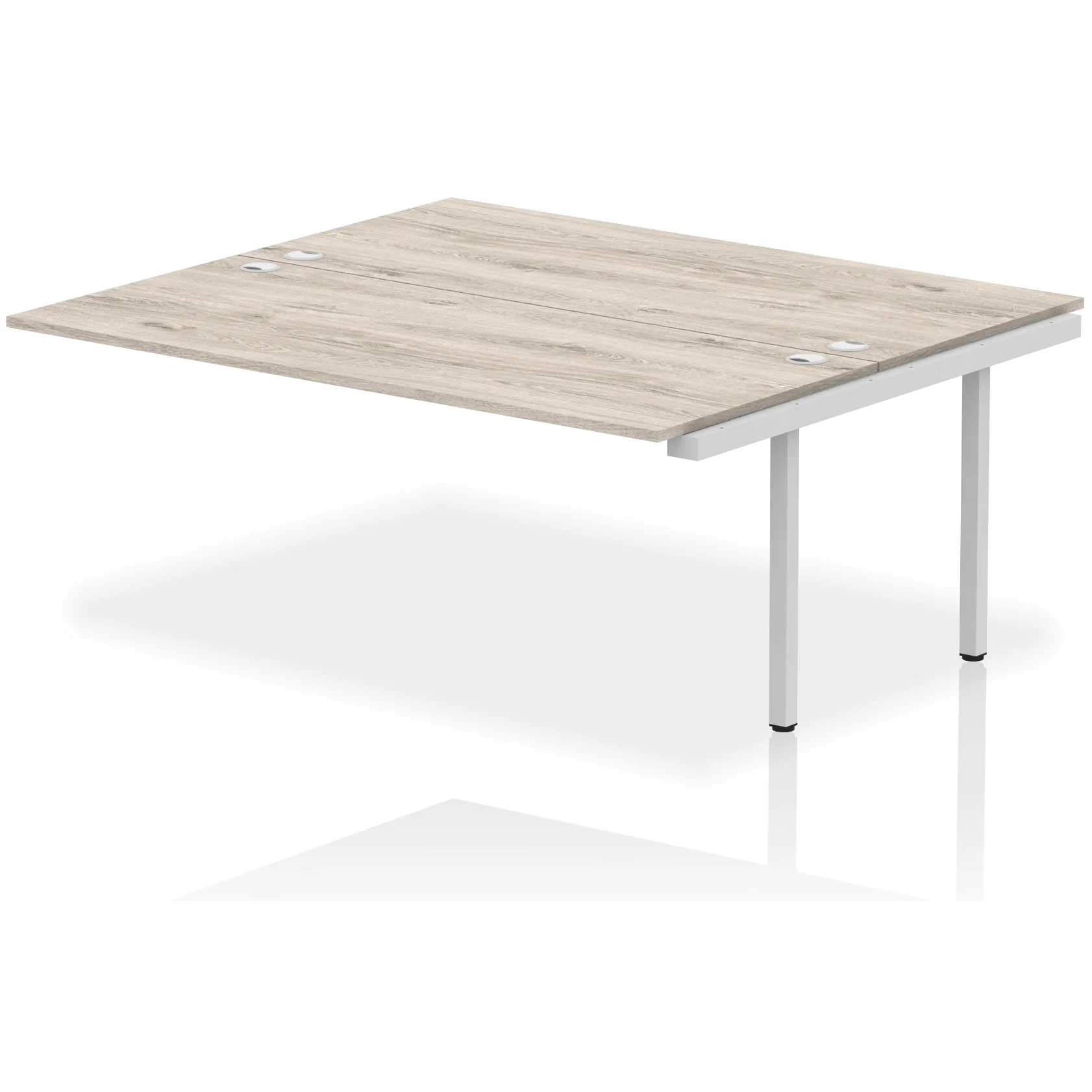 Impulse Back-to-Back Bench Desk Extension Kit for 2 More People