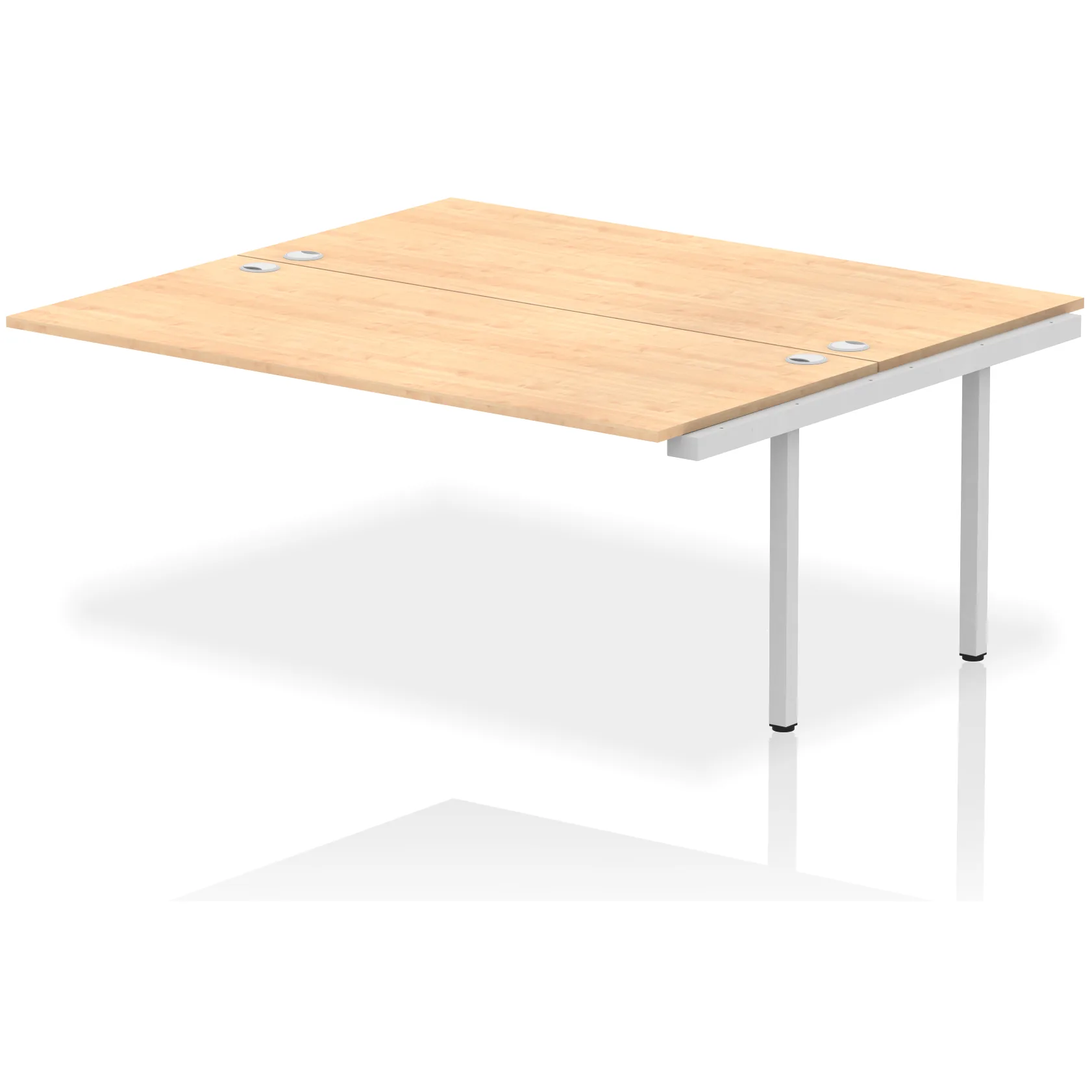 Impulse Back-to-Back Bench Desk Extension Kit for 2 More People