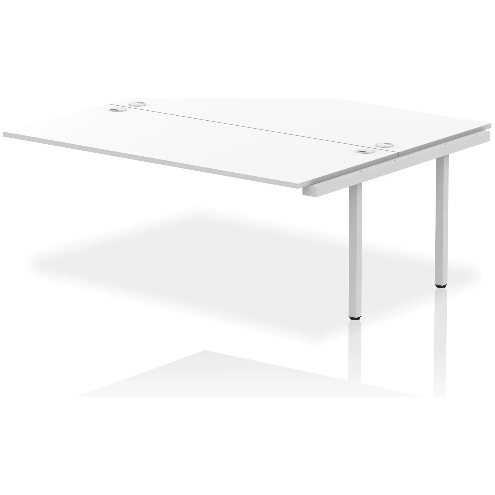 Impulse Back-to-Back Bench Desk Extension Kit for 2 More People