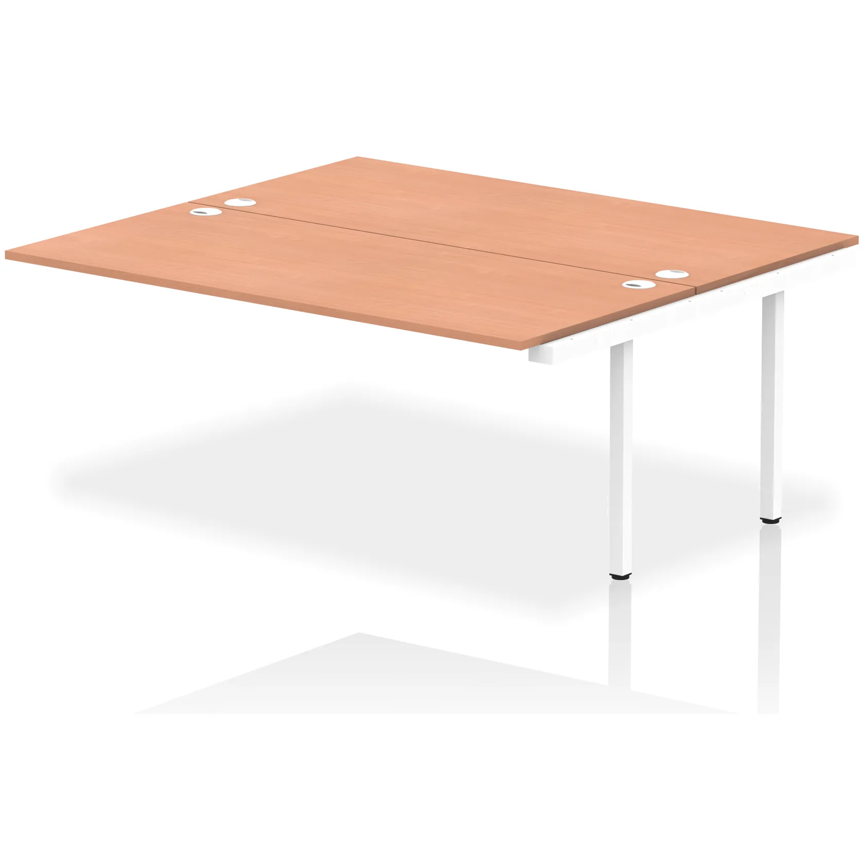 Impulse Back-to-Back Bench Desk Extension Kit for 2 More People