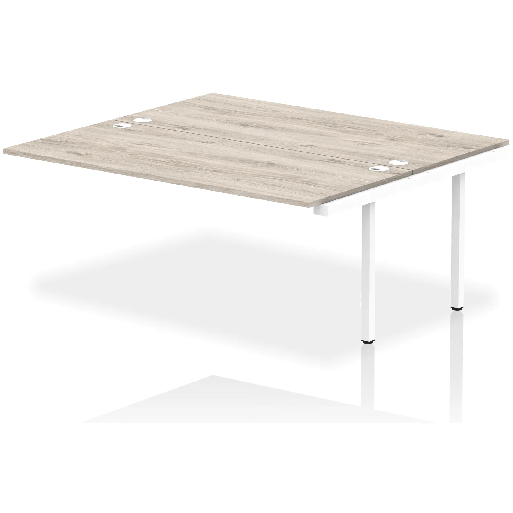 Impulse Back-to-Back Bench Desk Extension Kit for 2 More People