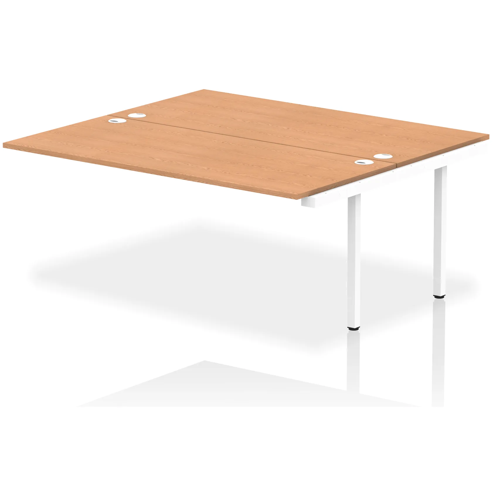 Impulse Back-to-Back Bench Desk Extension Kit for 2 More People
