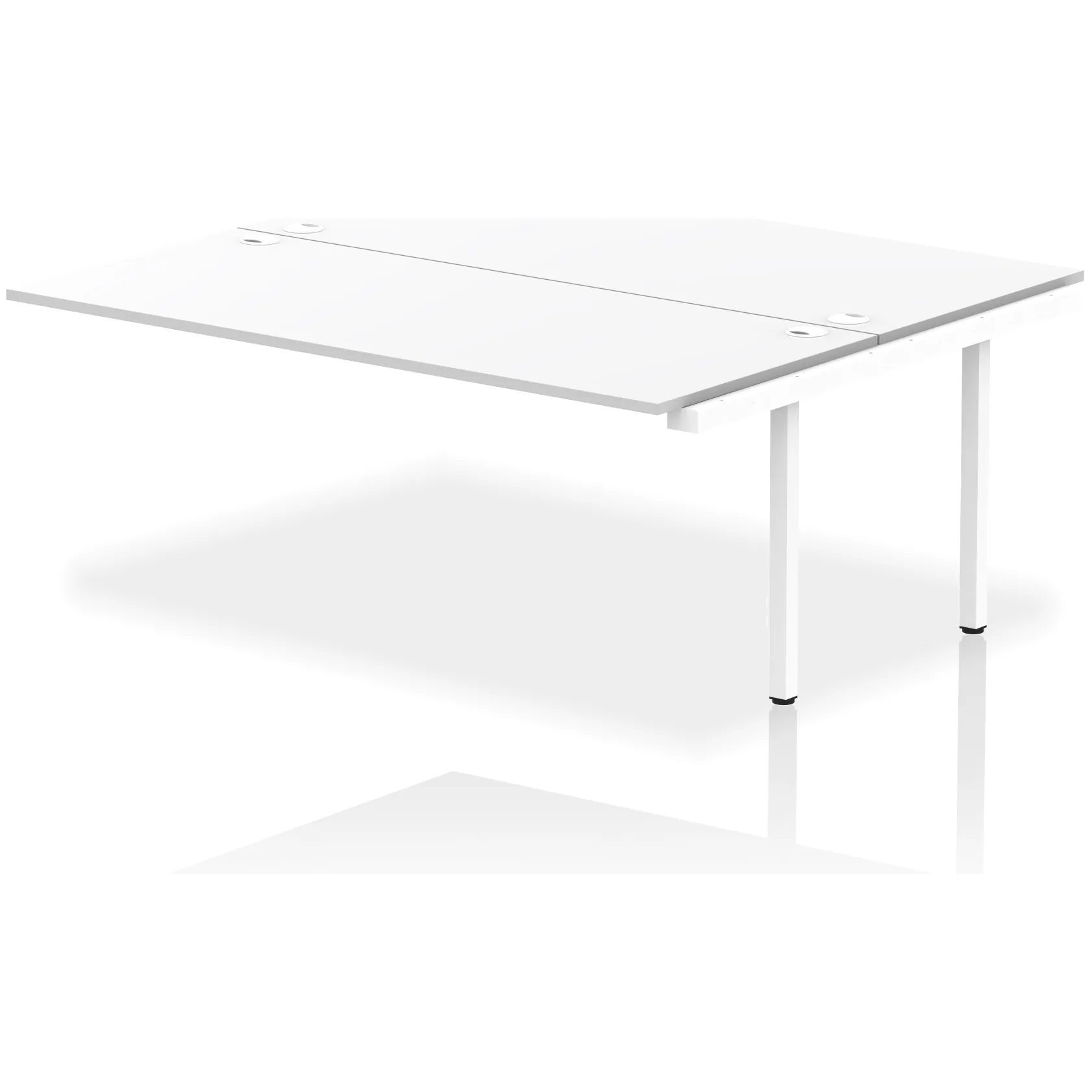 Impulse Back-to-Back Bench Desk Extension Kit for 2 More People