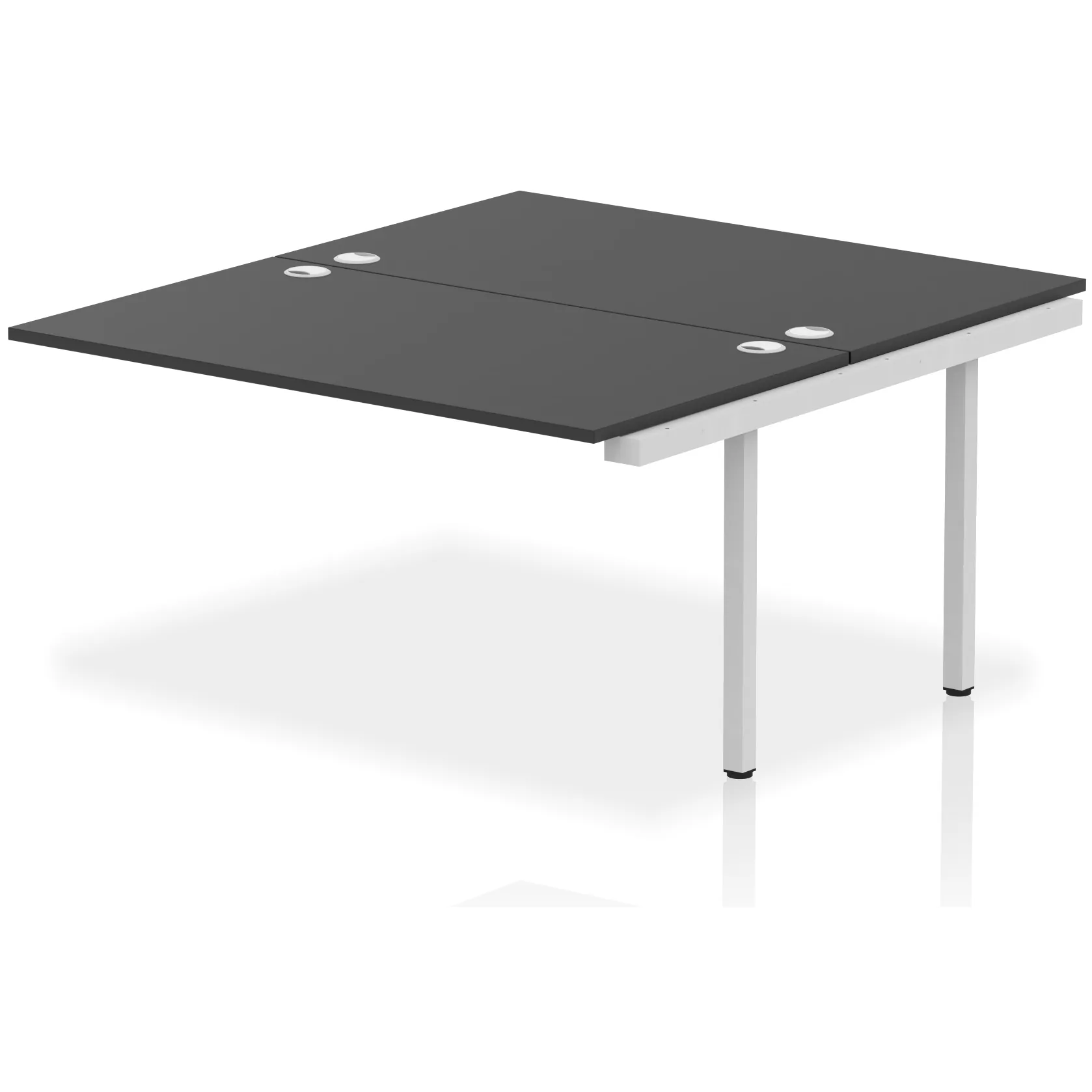 Impulse Back-to-Back Bench Desk Extension Kit for 2 More People