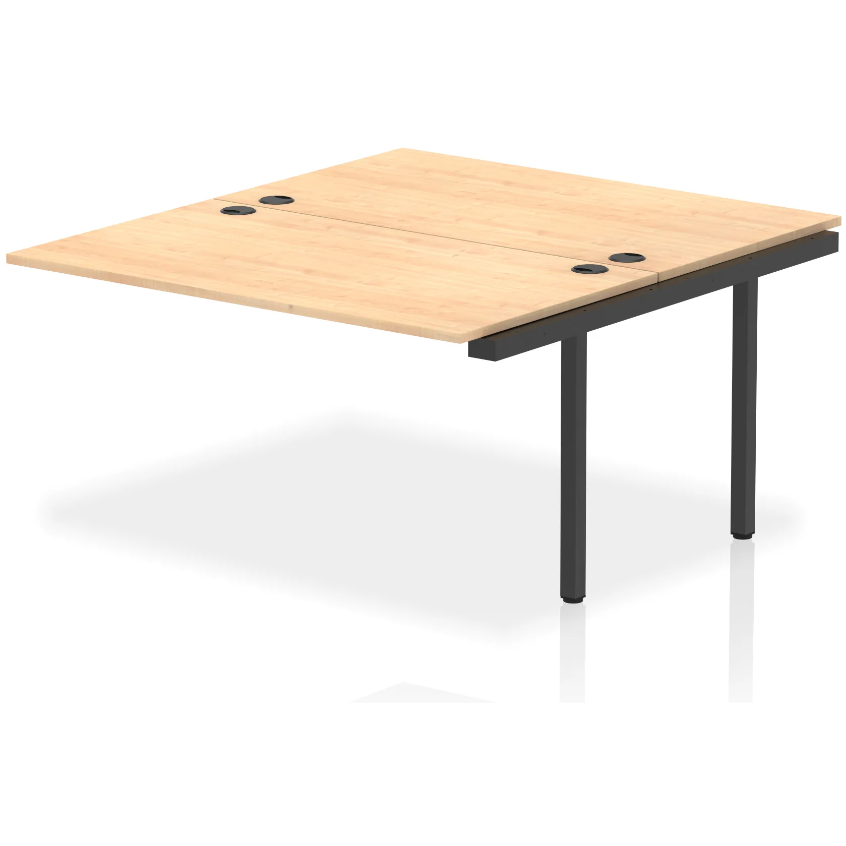 Impulse Back-to-Back Bench Desk Extension Kit for 2 More People