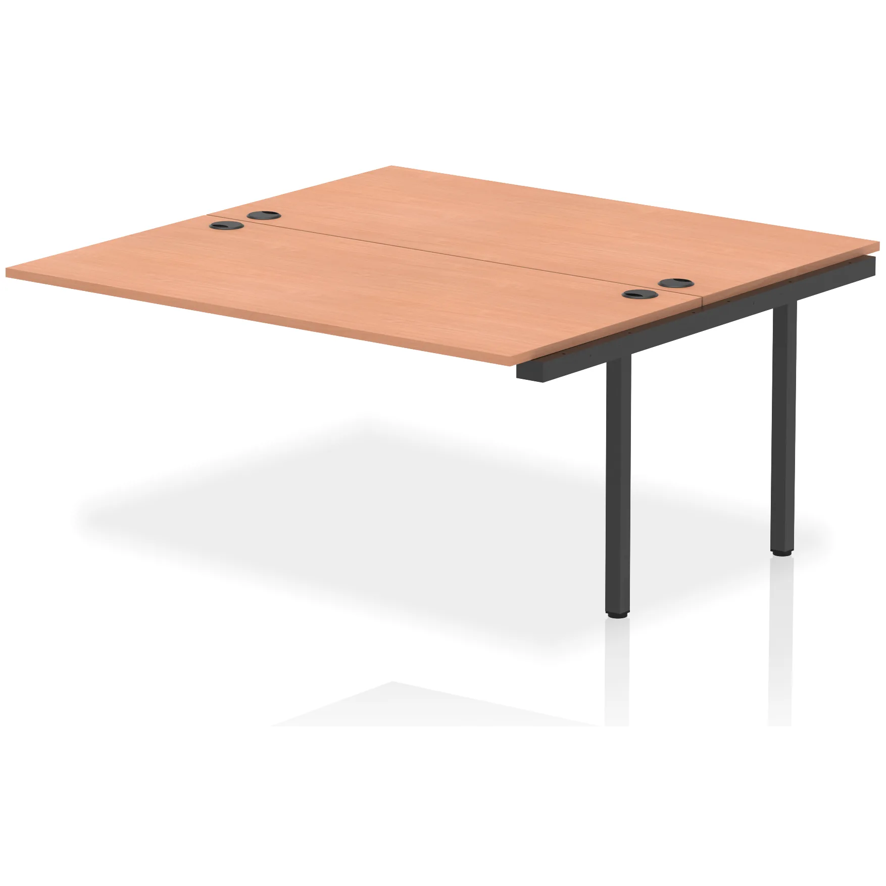 Impulse Back-to-Back Bench Desk Extension Kit for 2 More People