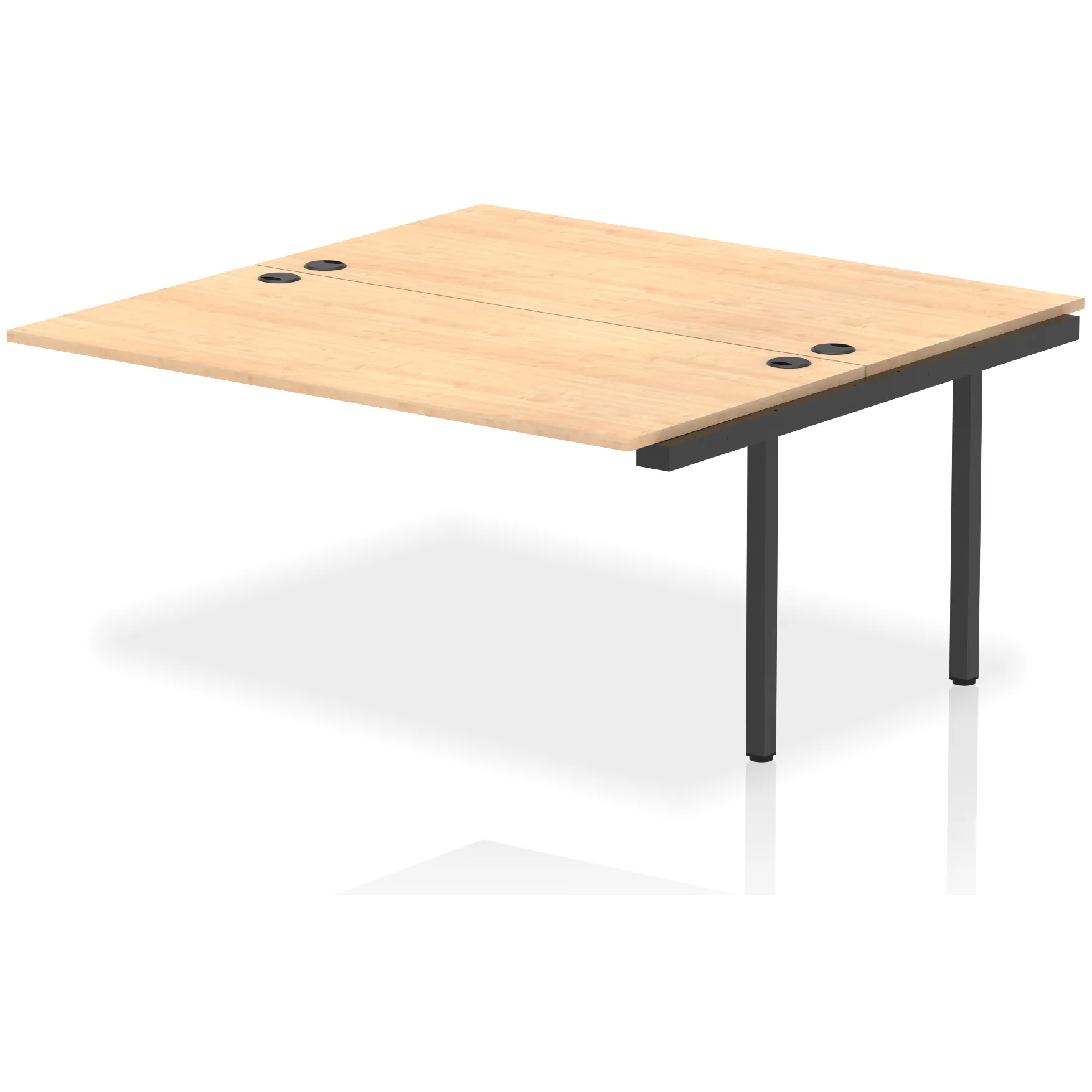 Impulse Back-to-Back Bench Desk Extension Kit for 2 More People