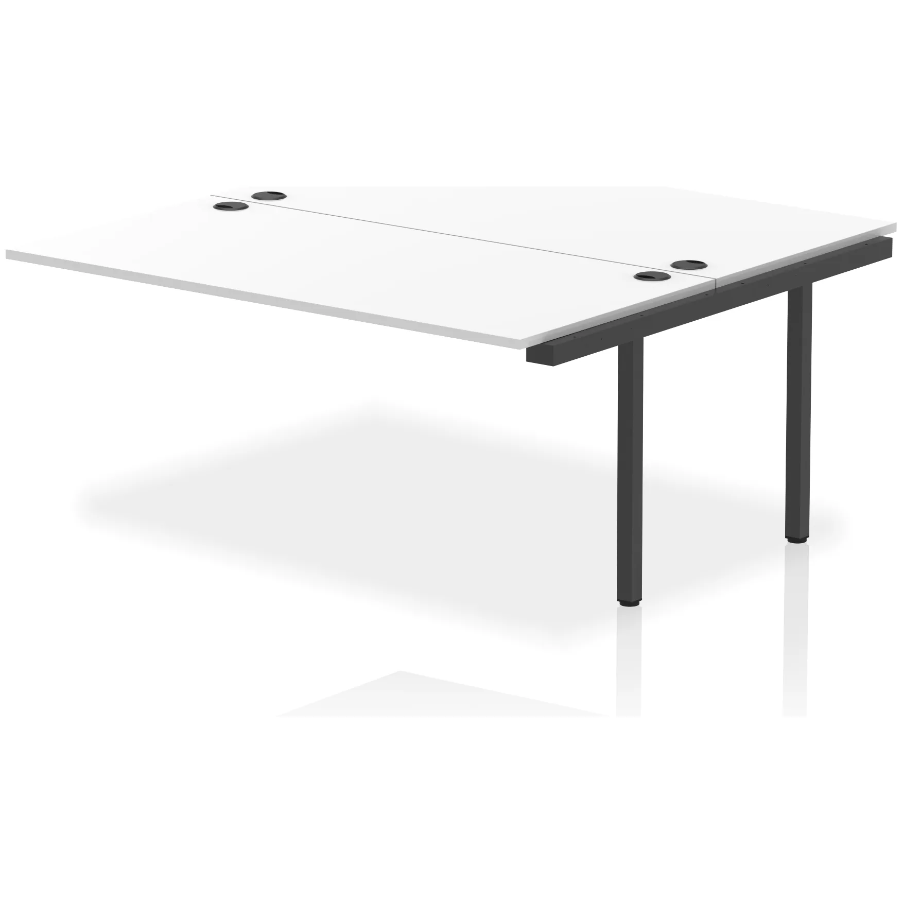 Impulse Back-to-Back Bench Desk Extension Kit for 2 More People