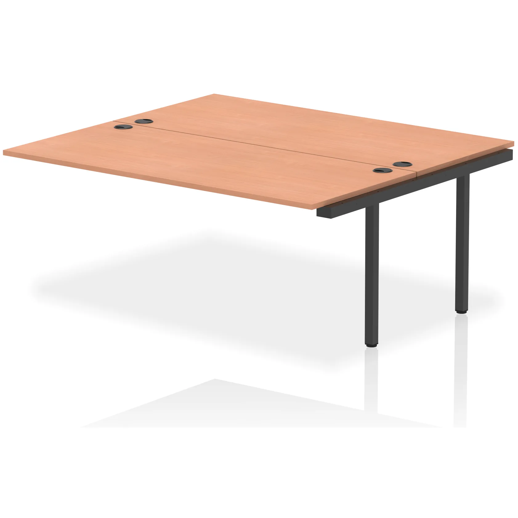 Impulse Back-to-Back Bench Desk Extension Kit for 2 More People