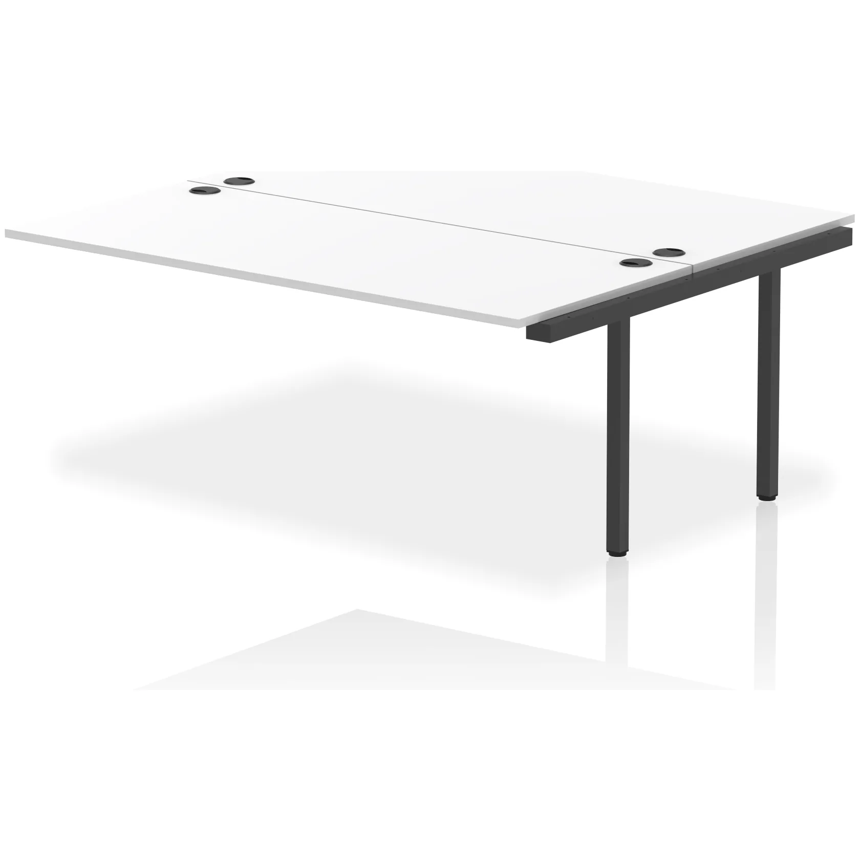 Impulse Back-to-Back Bench Desk Extension Kit for 2 More People