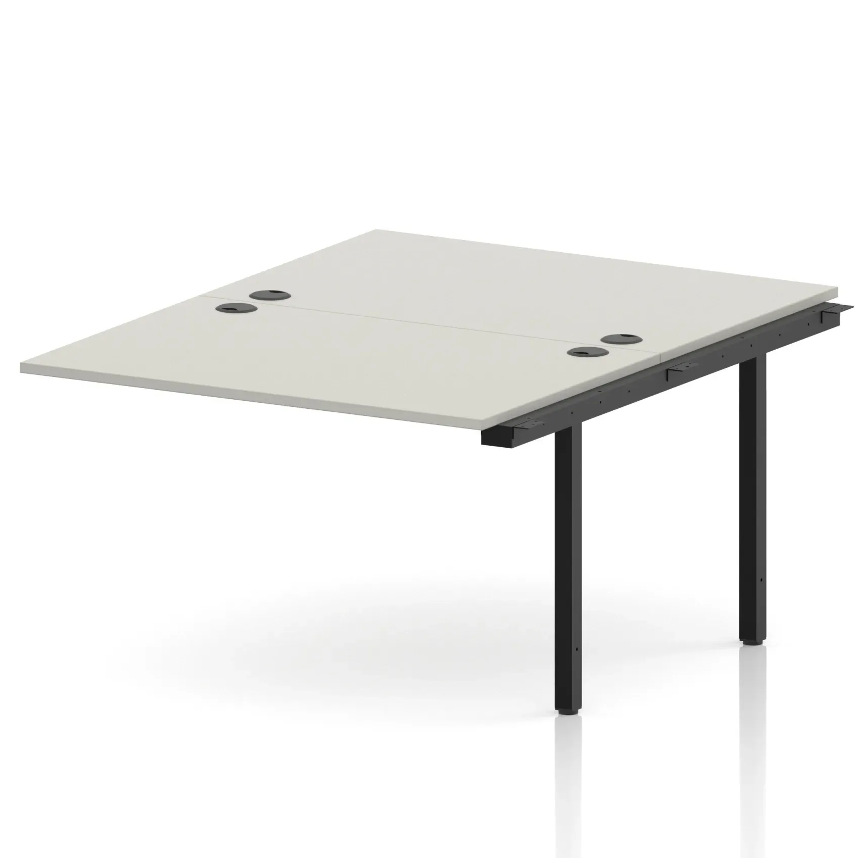 Impulse Back-to-Back Bench Desk Extension Kit for 2 More People