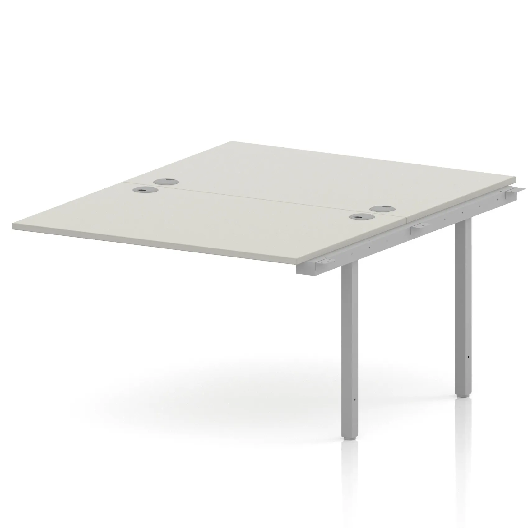 Impulse Back-to-Back Bench Desk Extension Kit for 2 More People