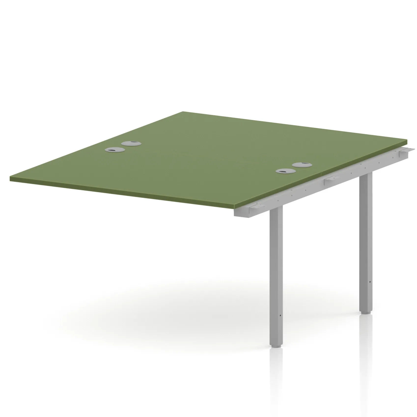 Impulse Back-to-Back Bench Desk Extension Kit for 2 More People