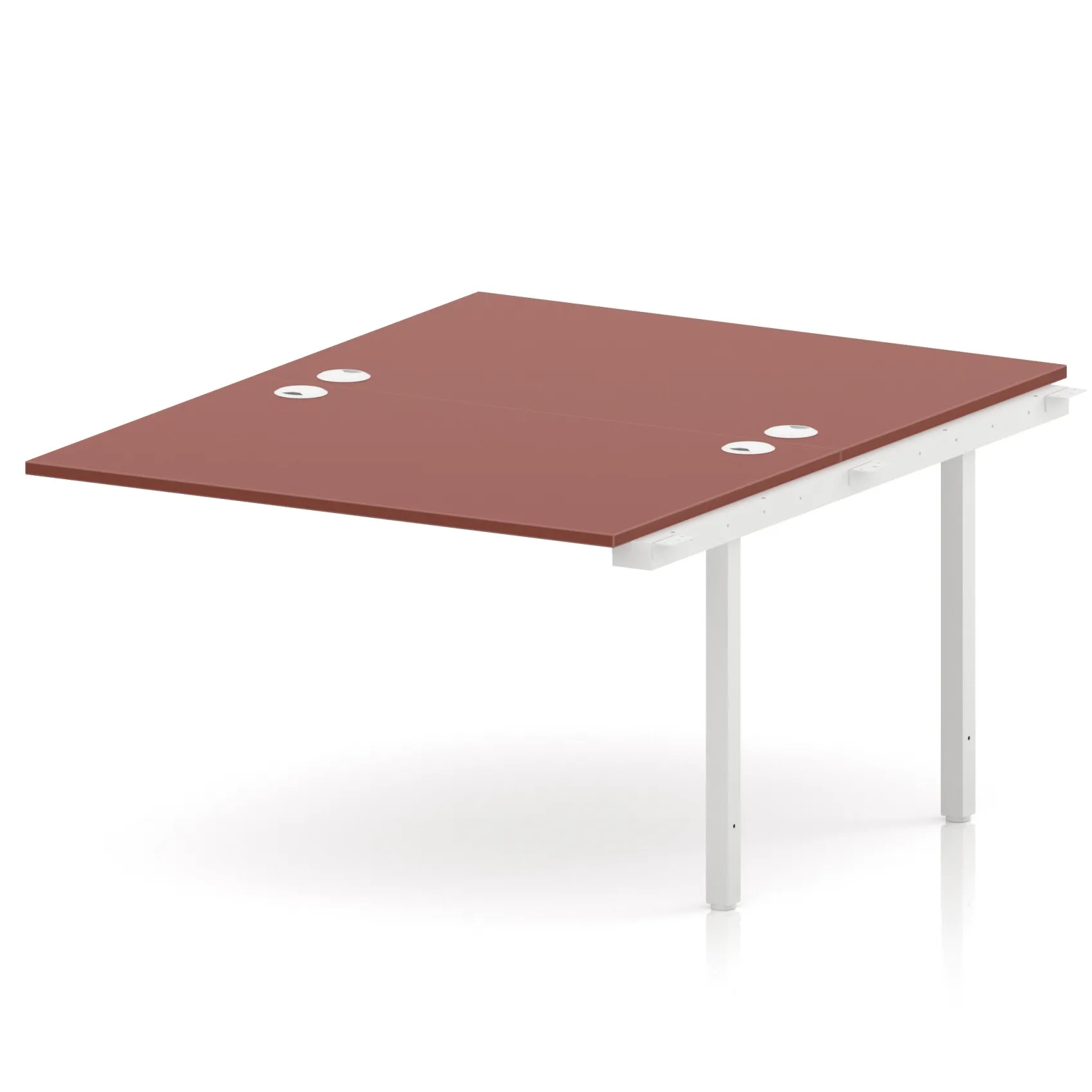 Impulse Back-to-Back Bench Desk Extension Kit for 2 More People