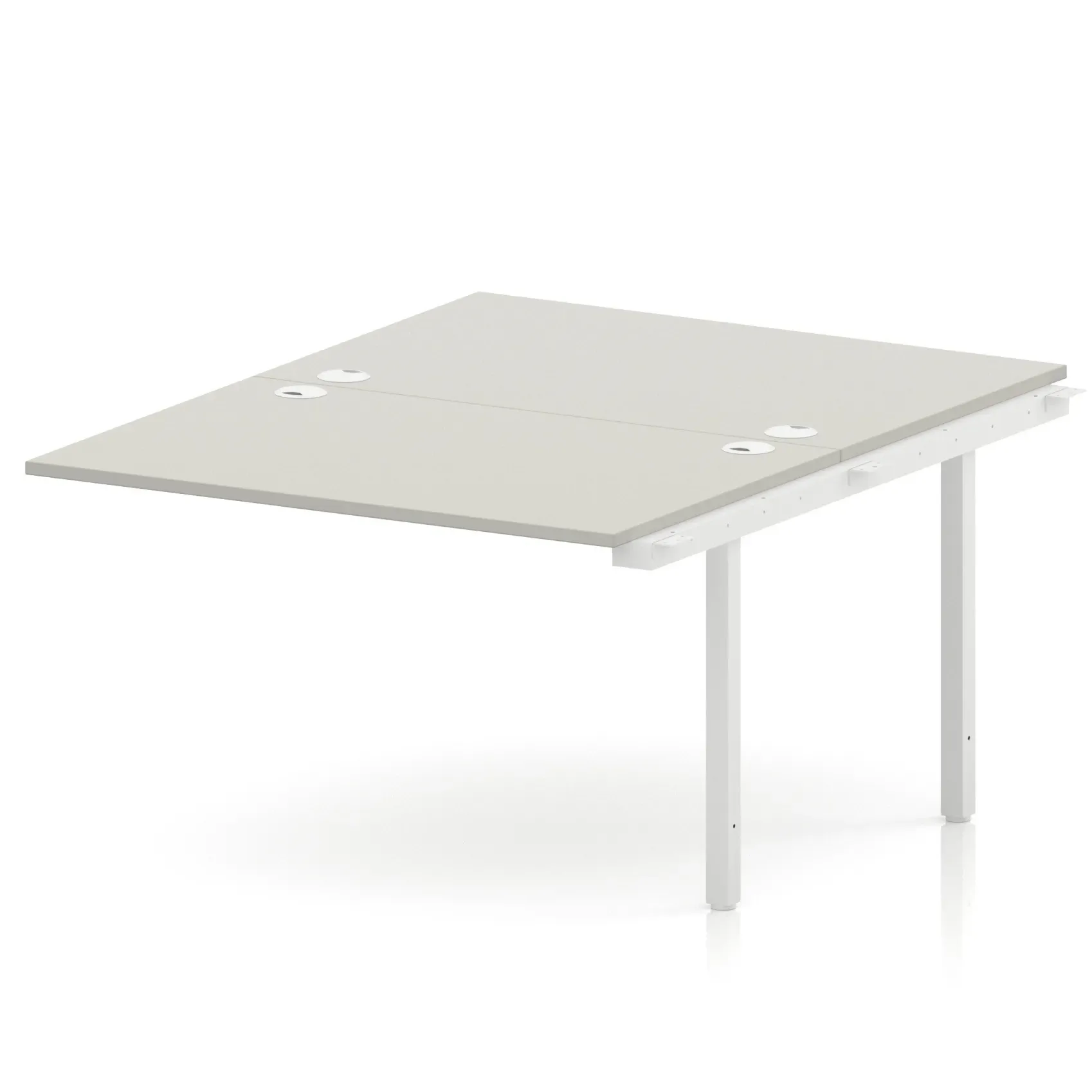 Impulse Back-to-Back Bench Desk Extension Kit for 2 More People