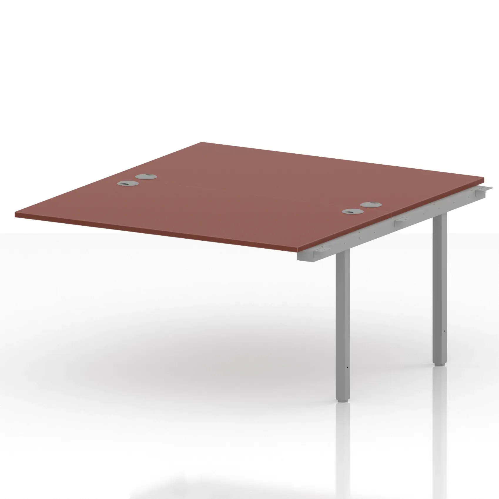 Impulse Back-to-Back Bench Desk Extension Kit for 2 More People