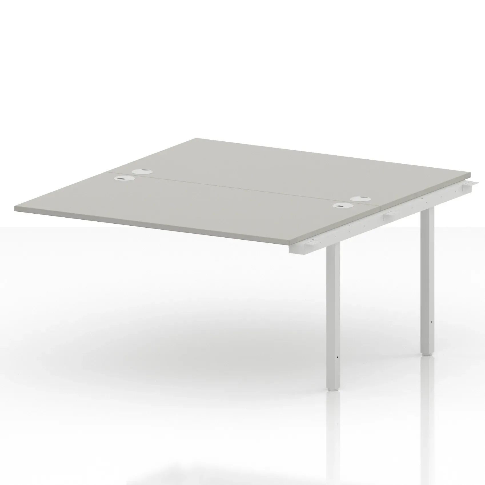 Impulse Back-to-Back Bench Desk Extension Kit for 2 More People