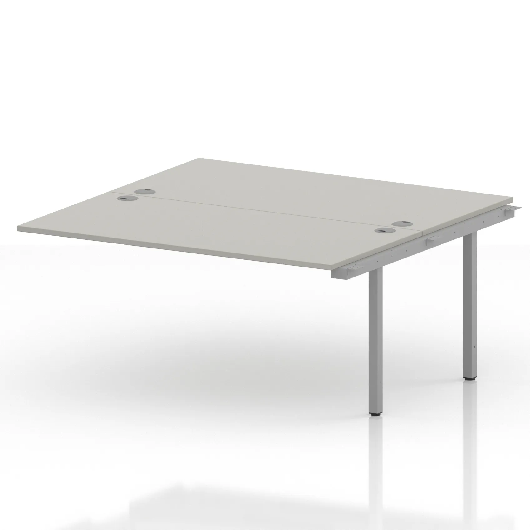 Impulse Back-to-Back Bench Desk Extension Kit for 2 More People