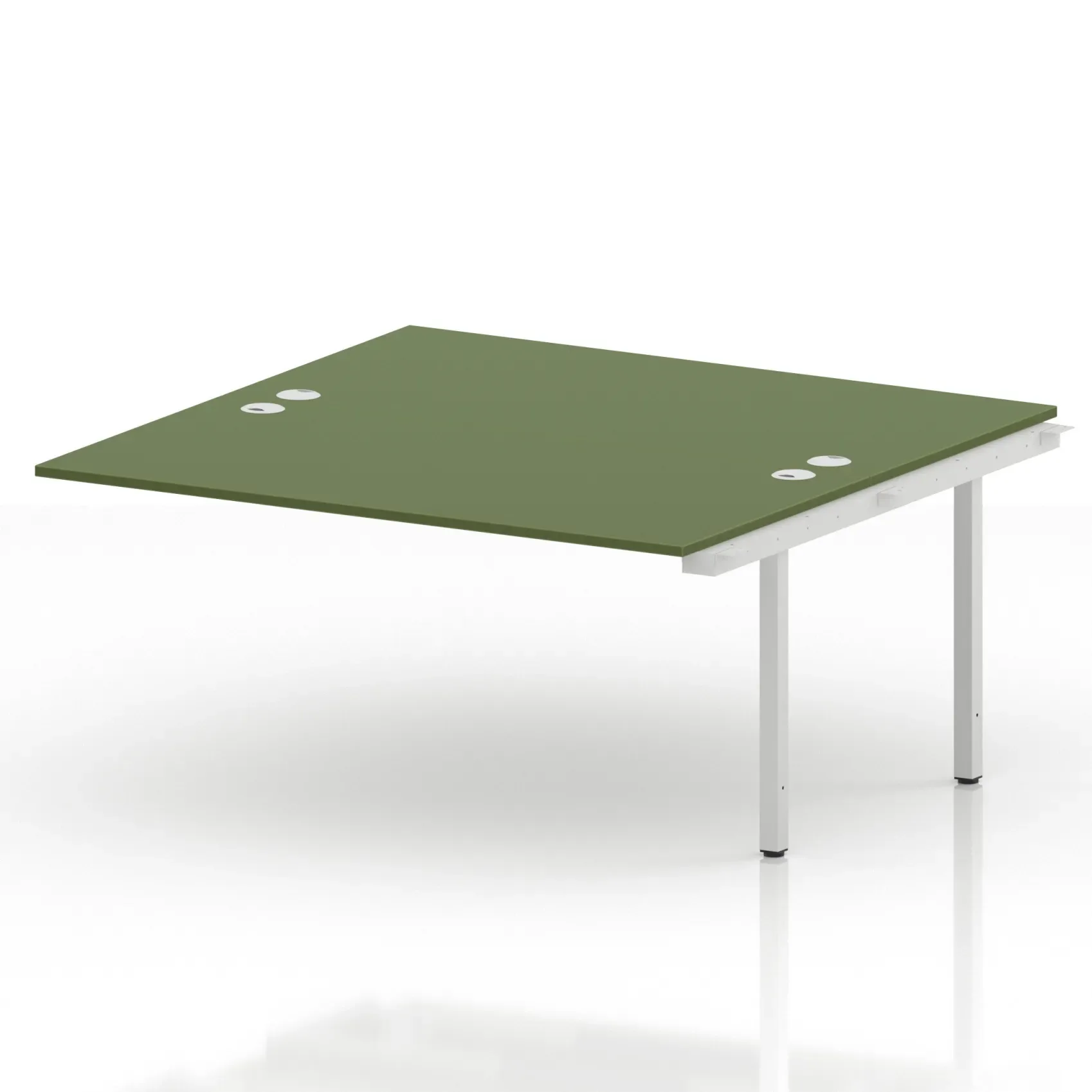 Impulse Back-to-Back Bench Desk Extension Kit for 2 More People