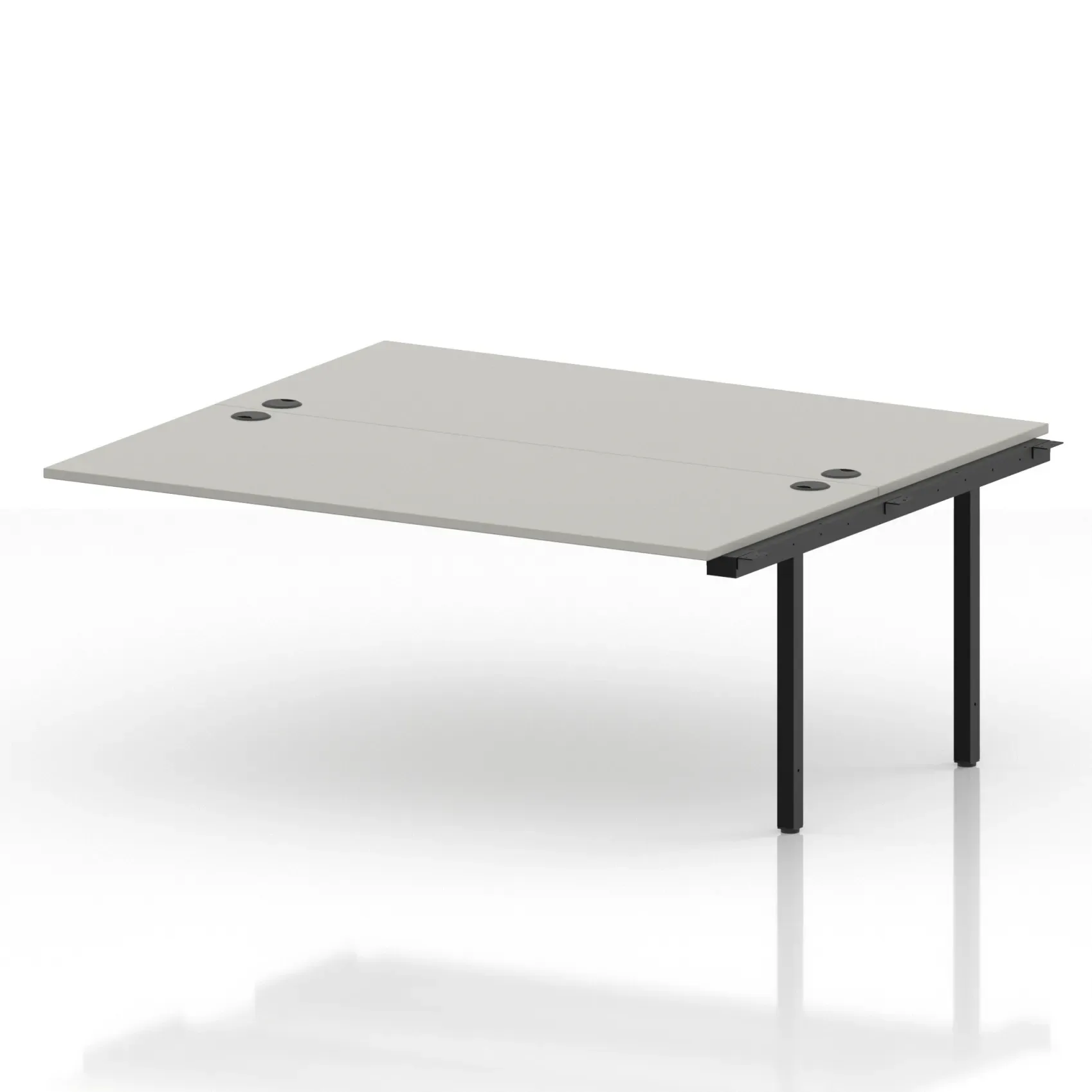 Impulse Back-to-Back Bench Desk Extension Kit for 2 More People