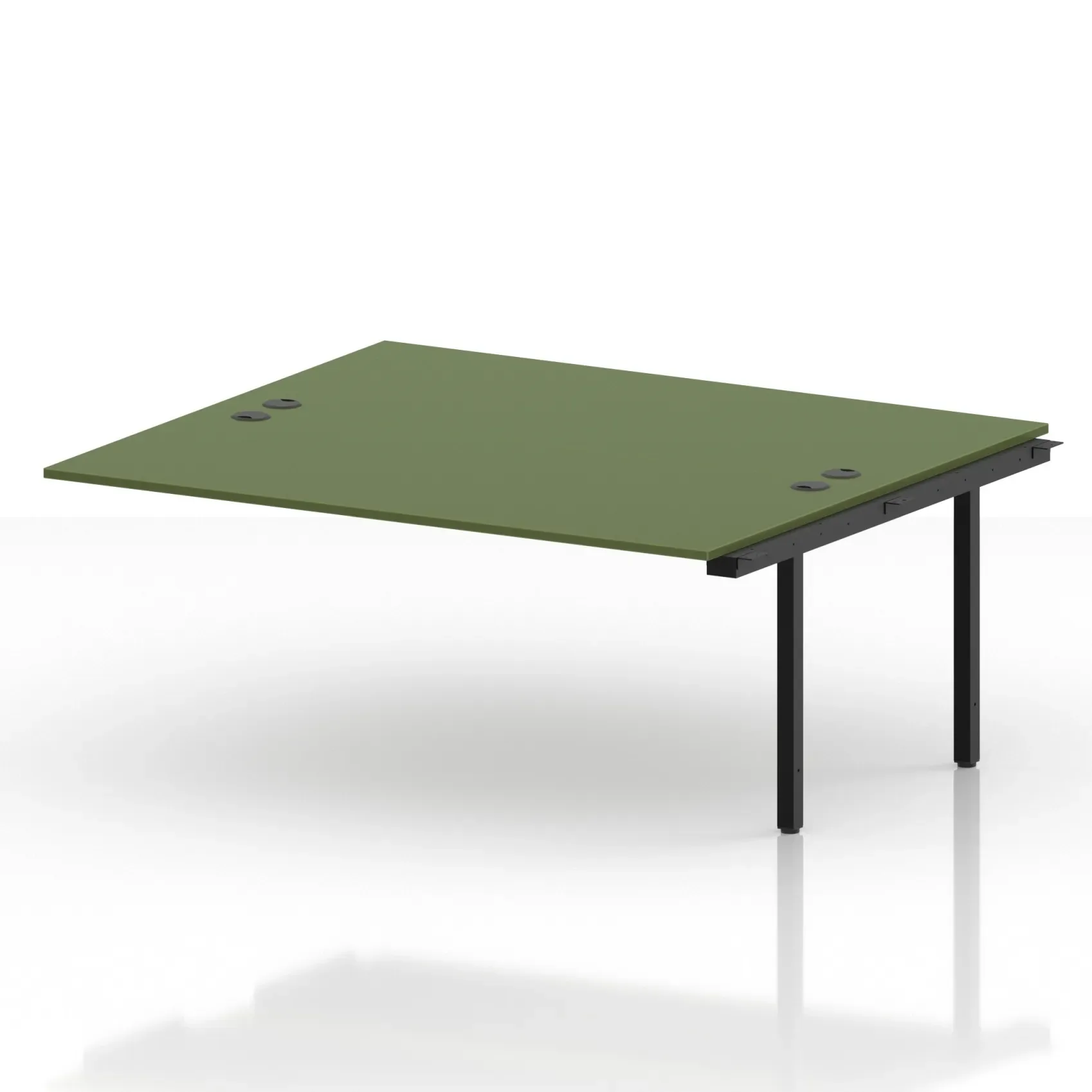 Impulse Back-to-Back Bench Desk Extension Kit for 2 More People