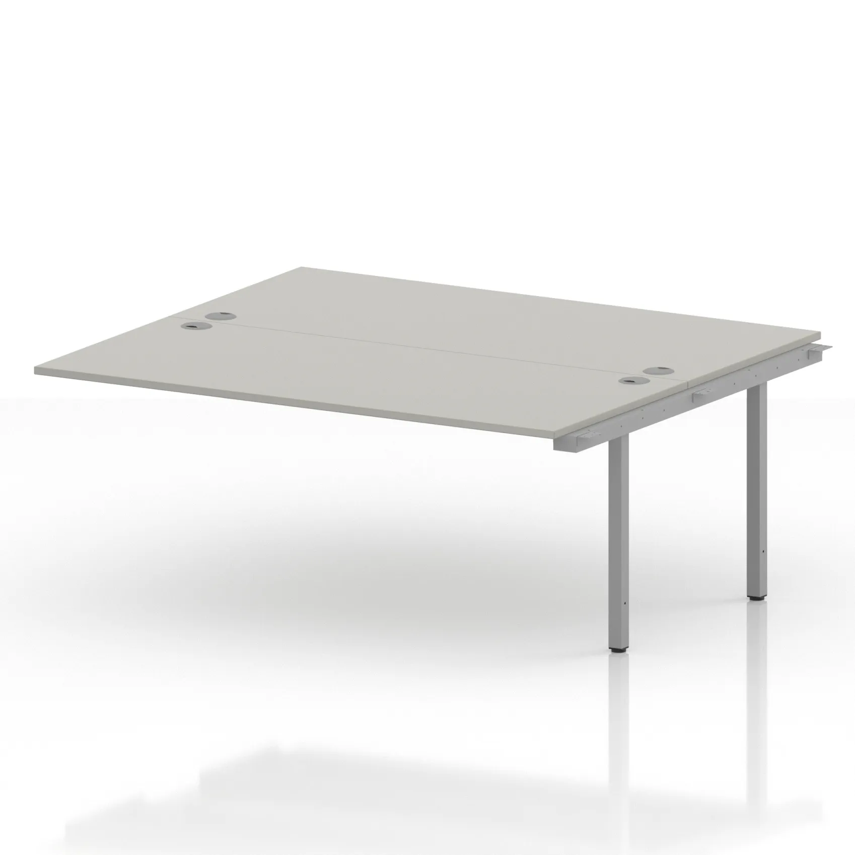 Impulse Back-to-Back Bench Desk Extension Kit for 2 More People