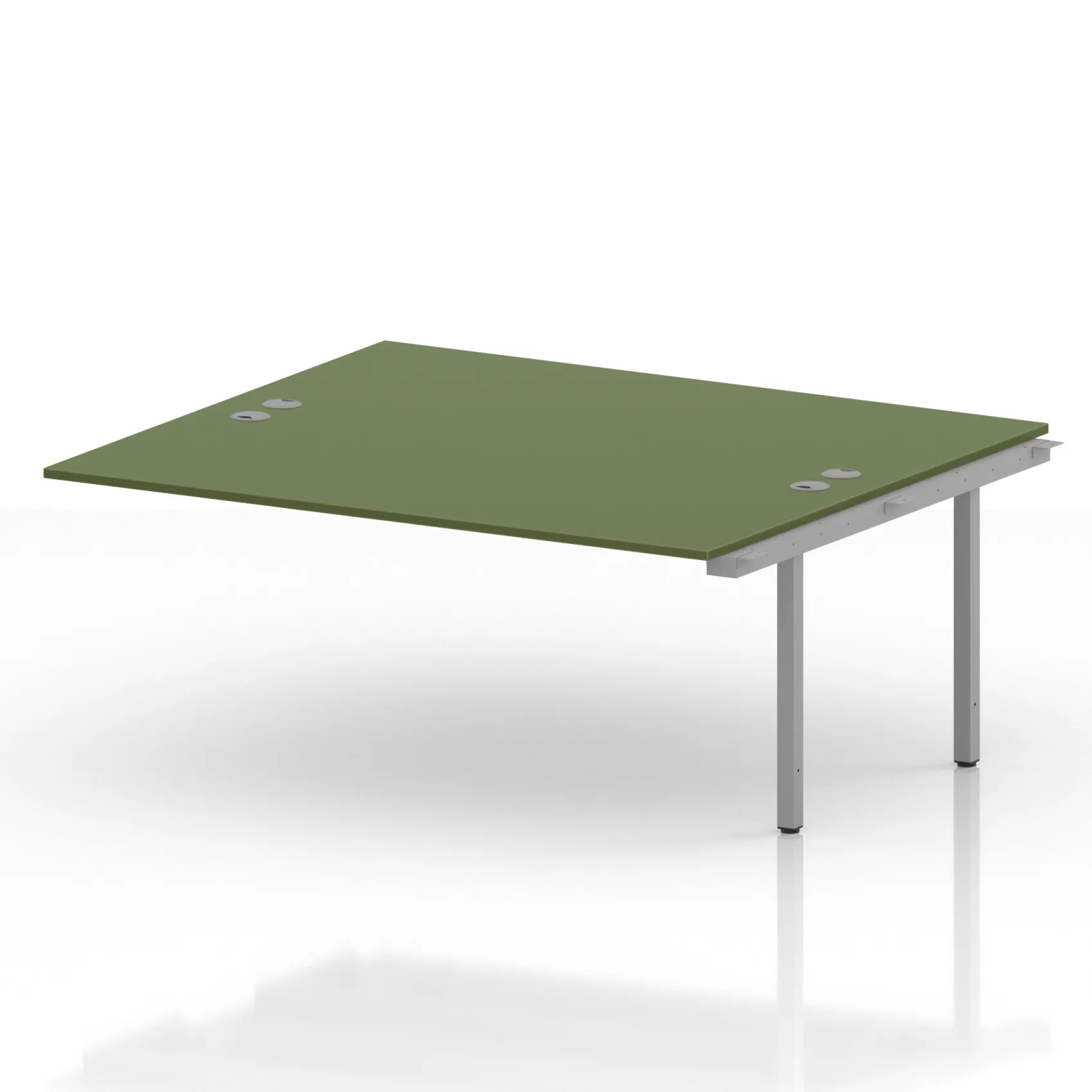 Impulse Back-to-Back Bench Desk Extension Kit for 2 More People