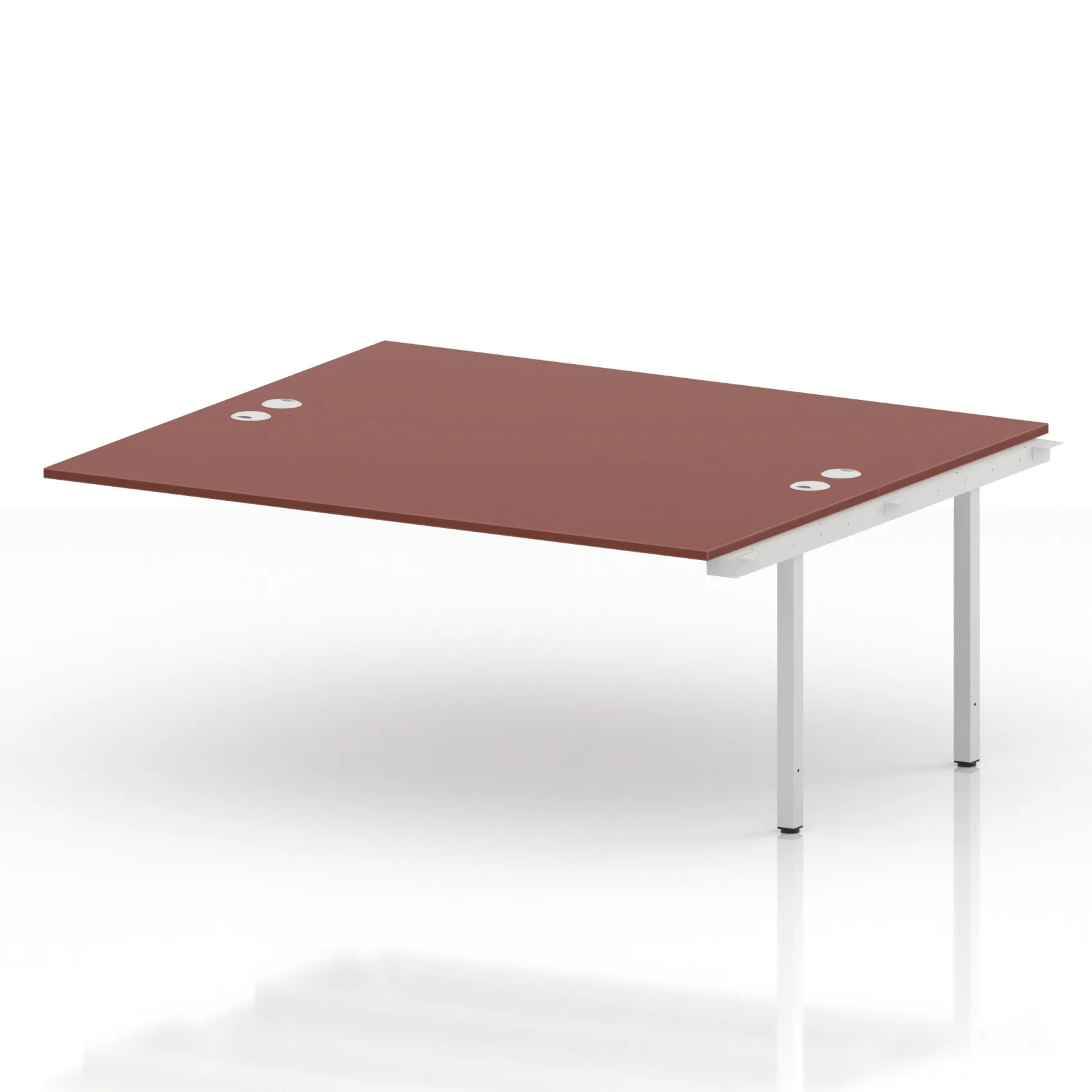 Impulse Back-to-Back Bench Desk Extension Kit for 2 More People
