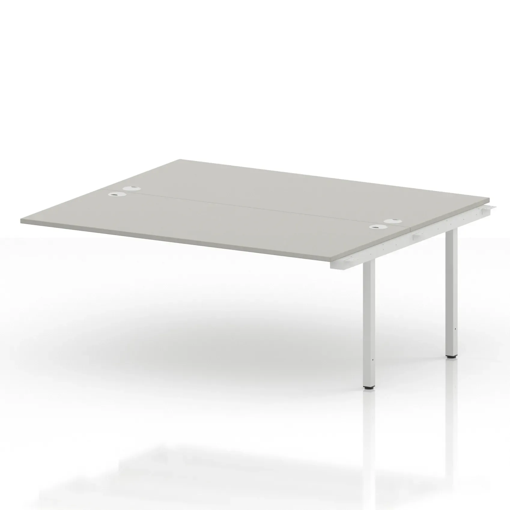Impulse Back-to-Back Bench Desk Extension Kit for 2 More People