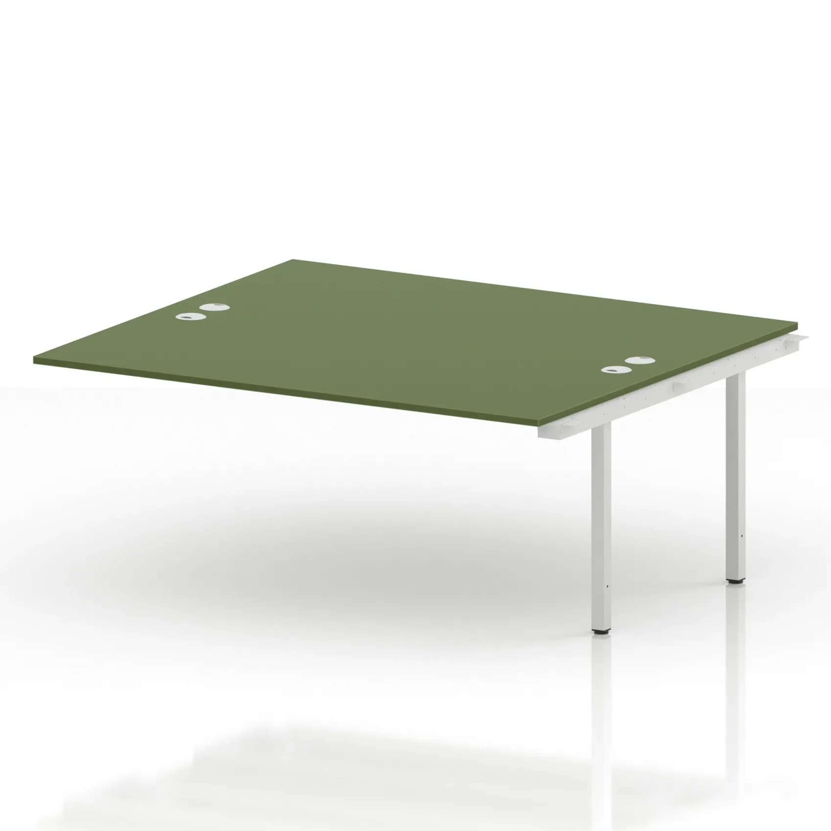 Impulse Back-to-Back Bench Desk Extension Kit for 2 More People