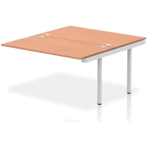 Impulse Back-to-Back Bench Desk Extension Kit for 2 More People