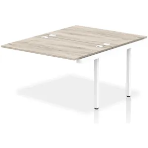 Impulse Back-to-Back Bench Desk Extension Kit for 2 More People