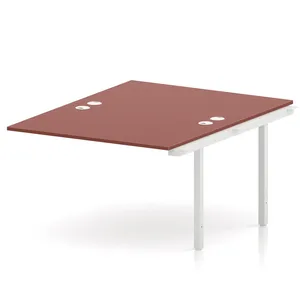 Impulse Back-to-Back Bench Desk Extension Kit for 2 More People