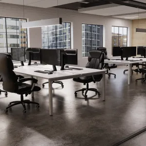 Impulse Back-to-Back Bench Desk