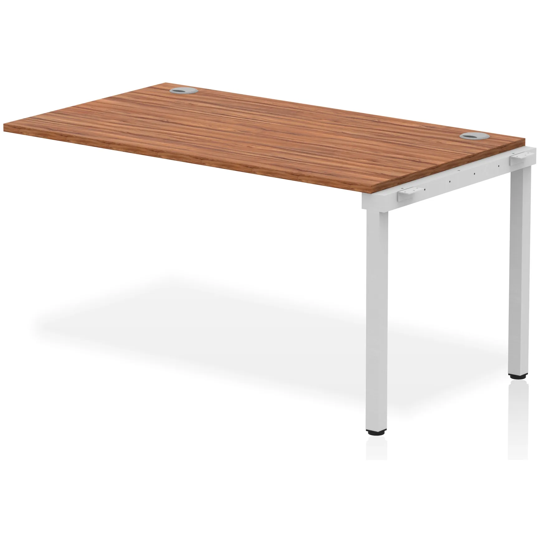 Impulse Single Row Bench Desk Extension Kit for One Extra Workstation