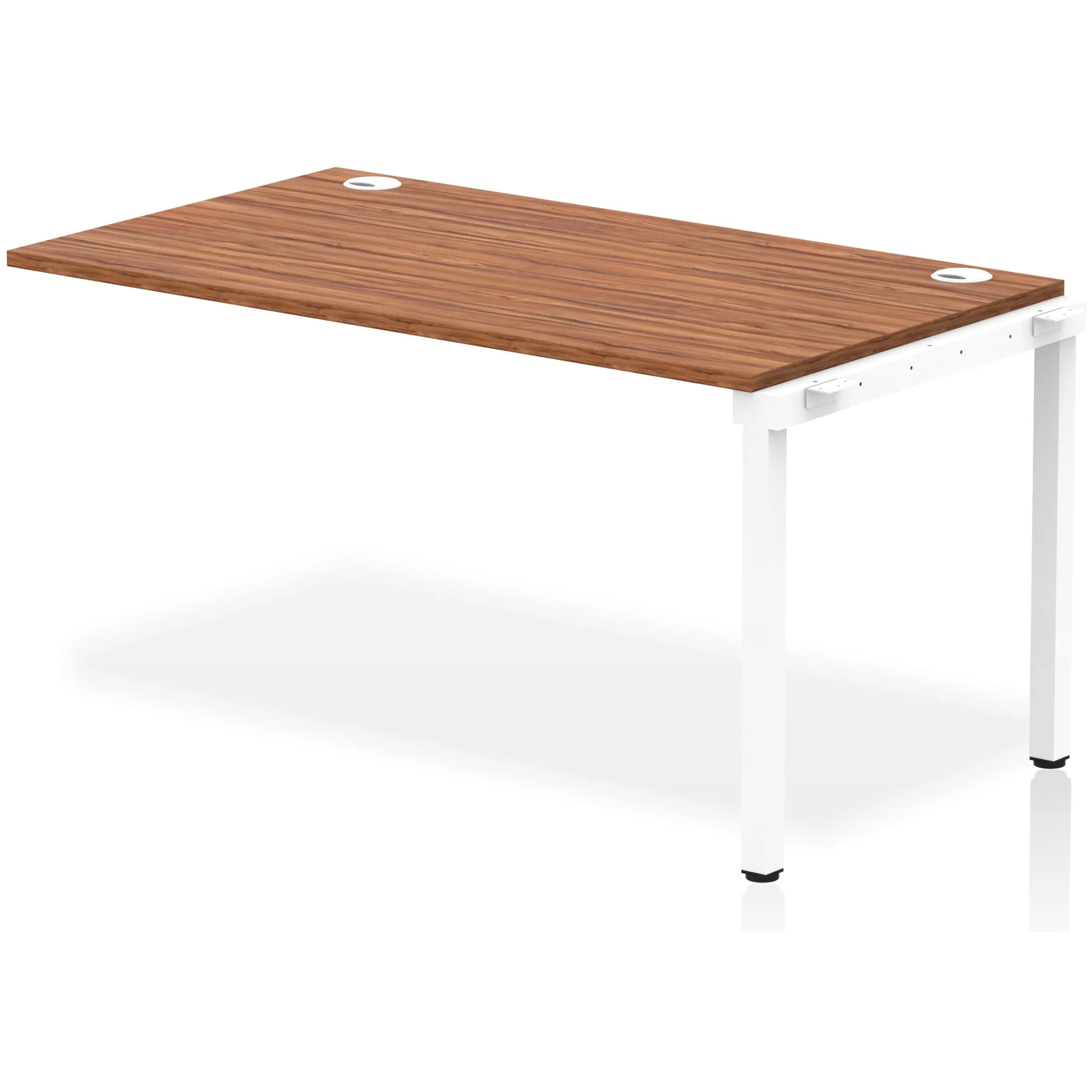 Impulse Single Row Bench Desk Extension Kit for One Extra Workstation