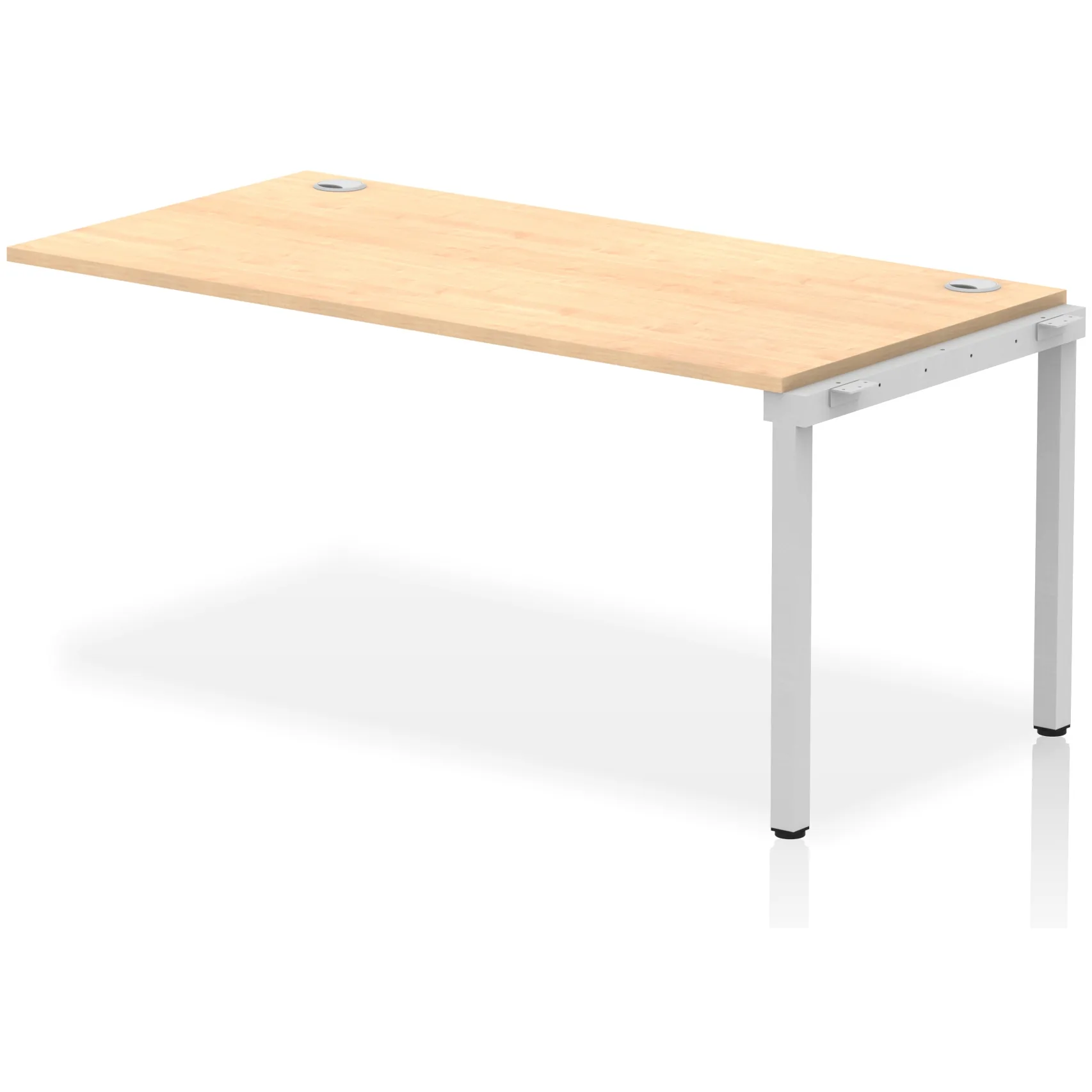 Impulse Single Row Bench Desk Extension Kit for One Extra Workstation