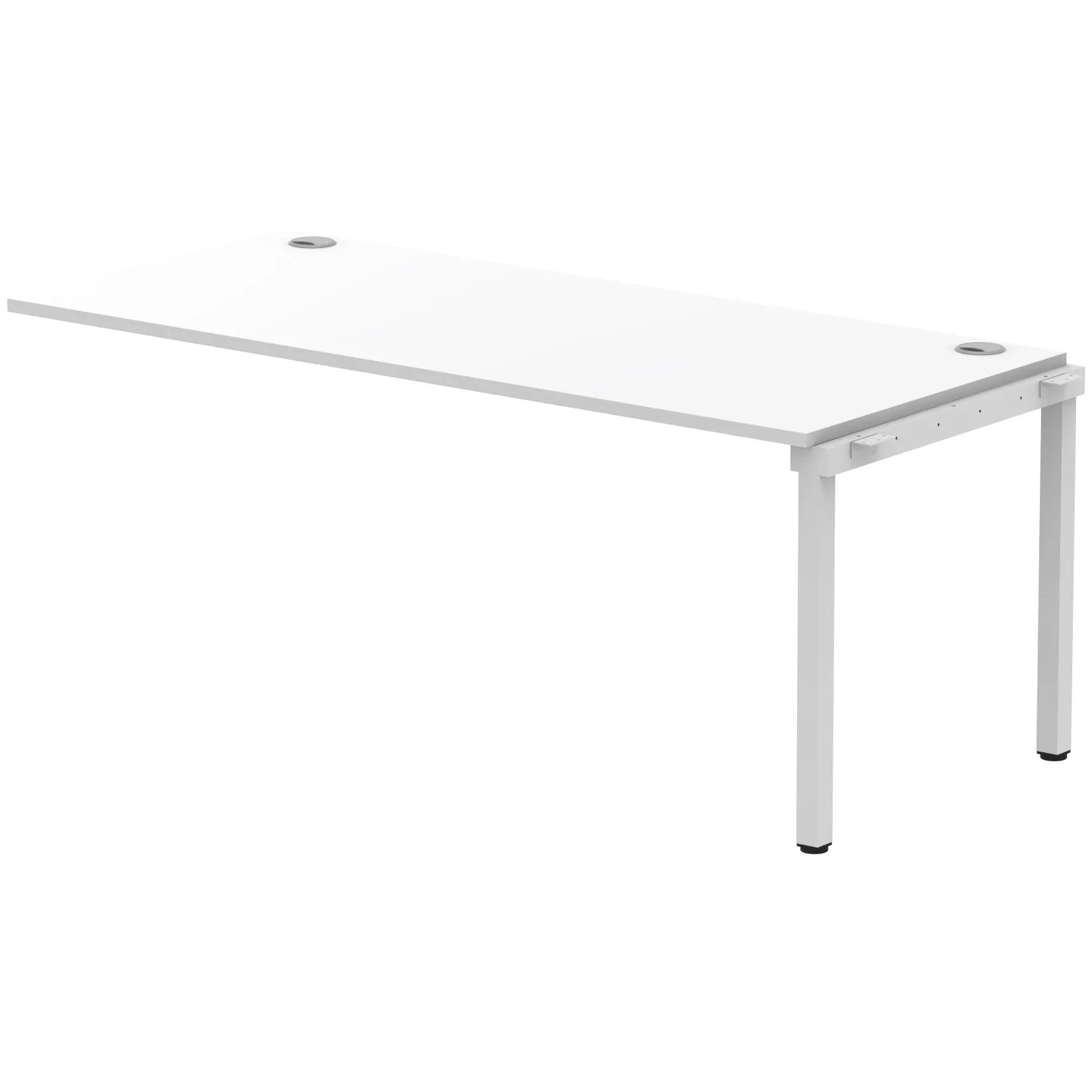 Impulse Single Row Bench Desk Extension Kit for One Extra Workstation