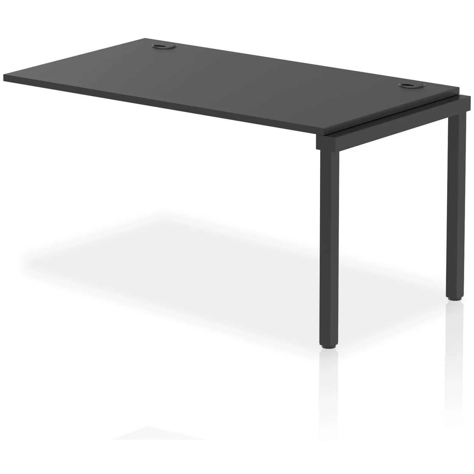 Impulse Single Row Bench Desk Extension Kit for One Extra Workstation