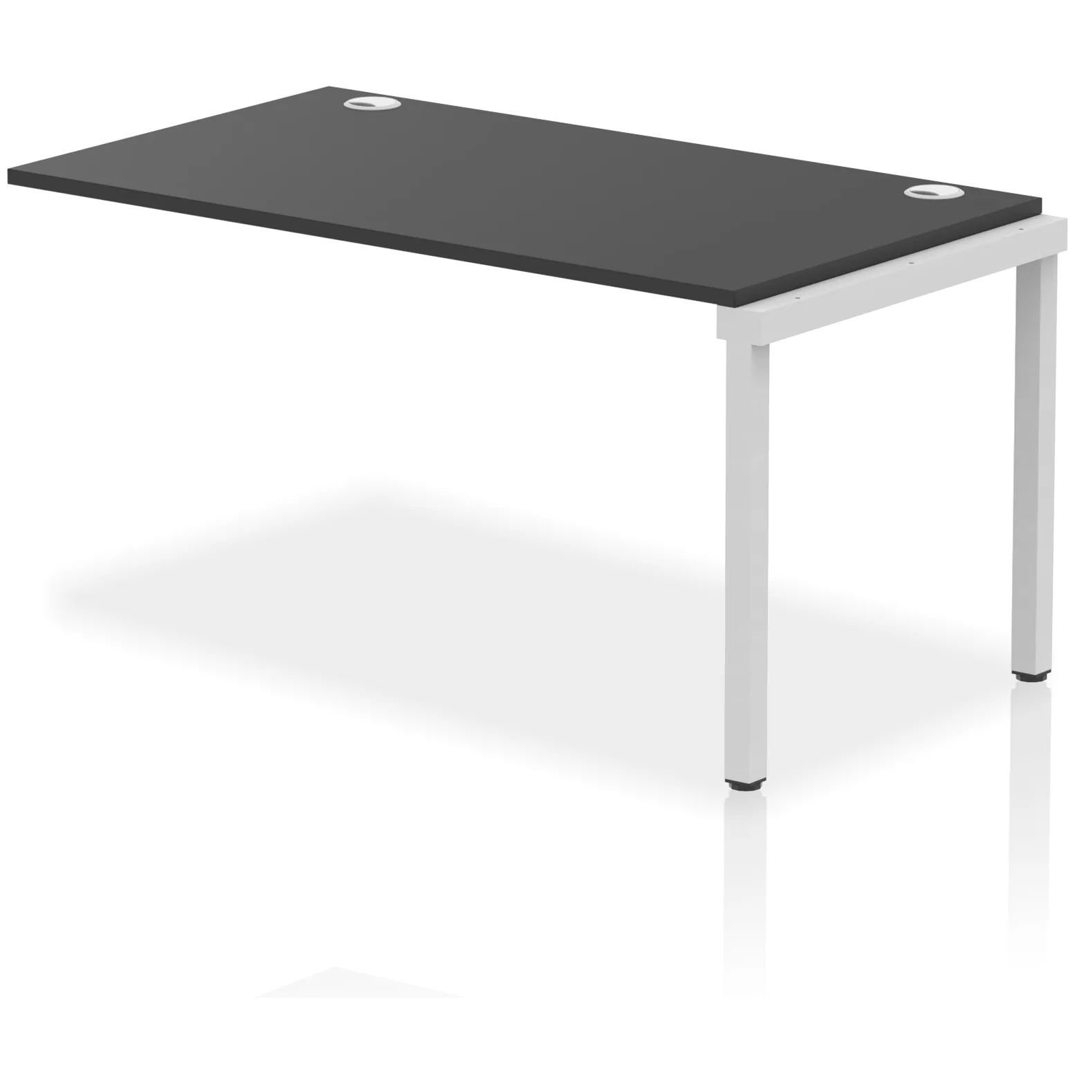 Impulse Single Row Bench Desk Extension Kit for One Extra Workstation