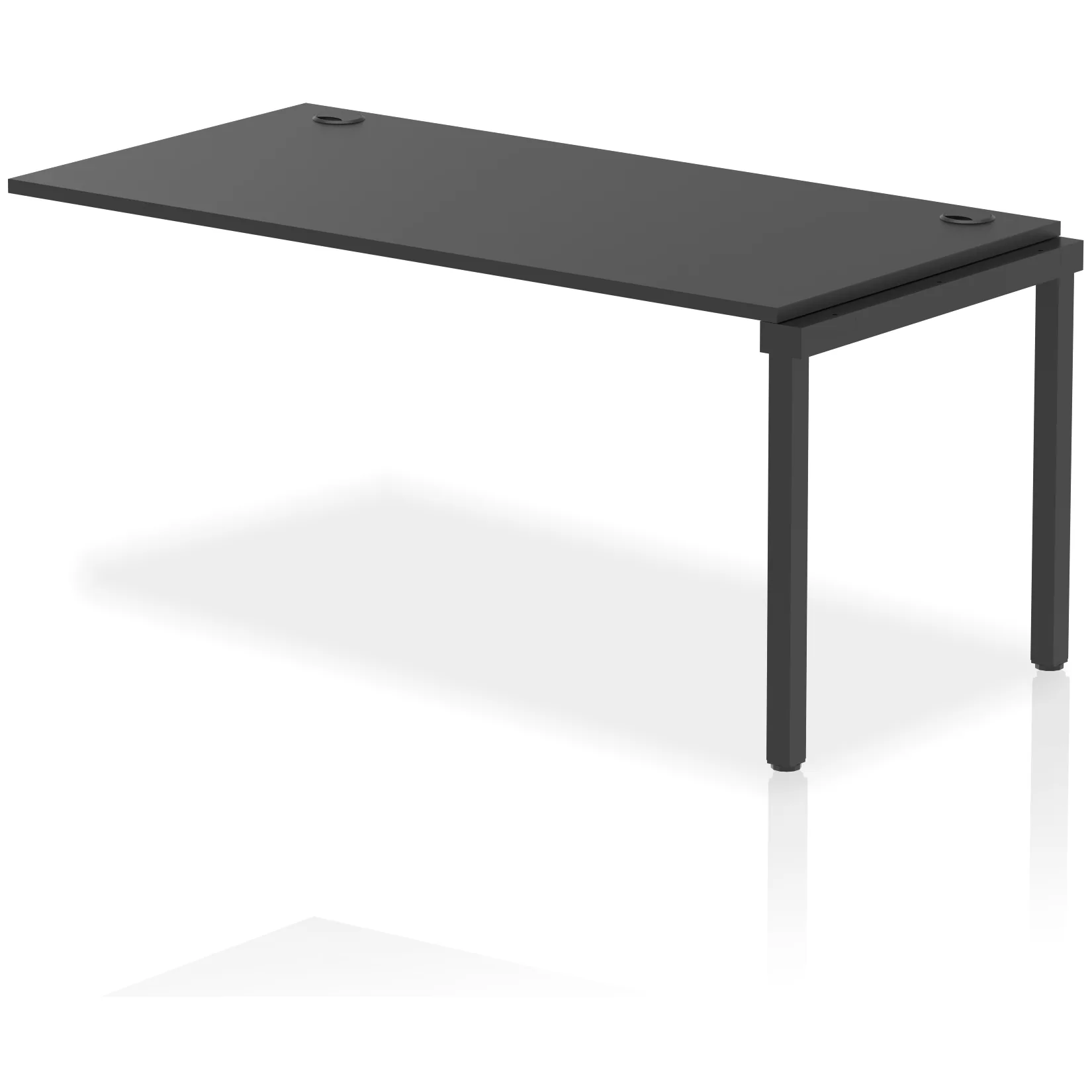 Impulse Single Row Bench Desk Extension Kit for One Extra Workstation
