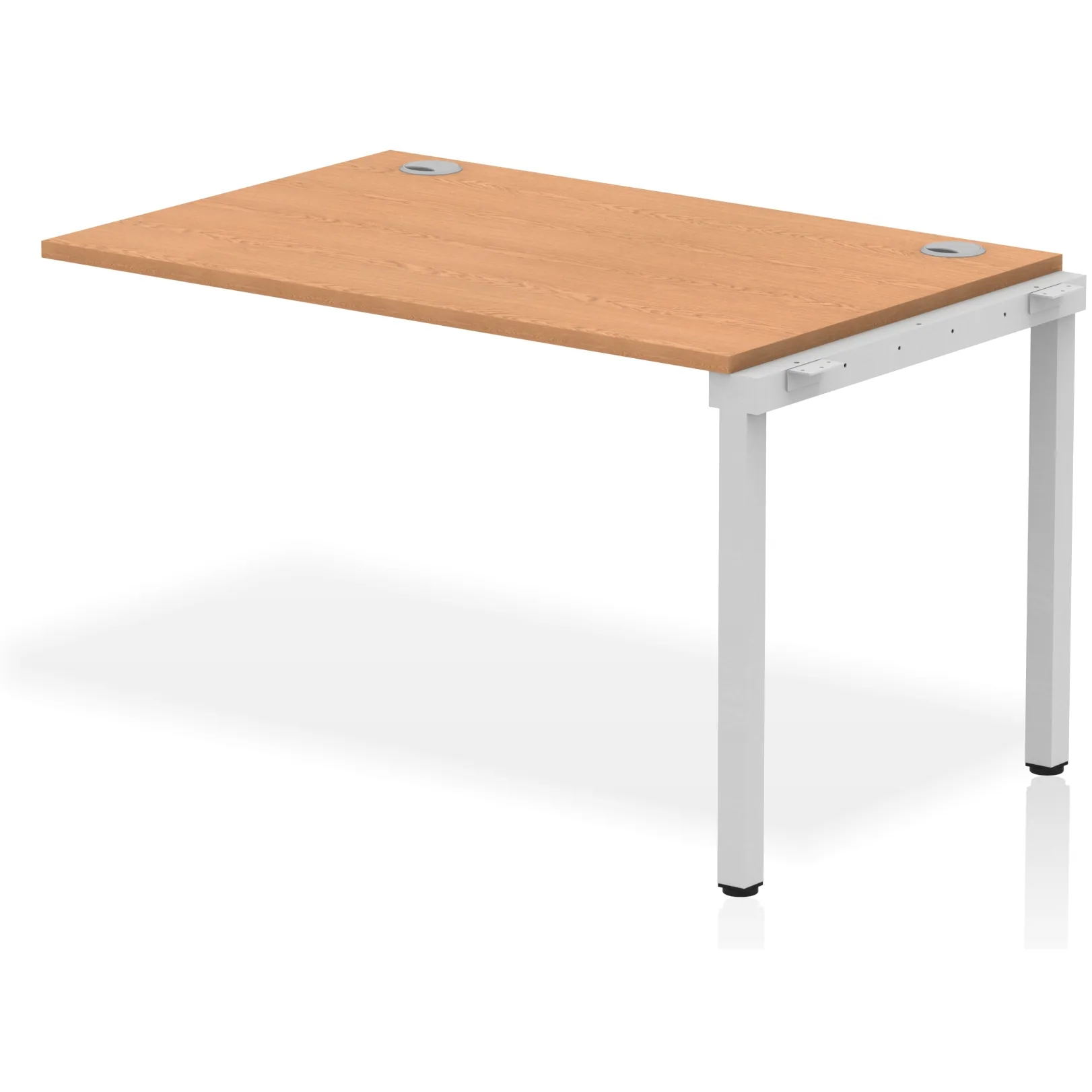 Impulse Single Row Bench Desk Extension Kit for One Extra Workstation