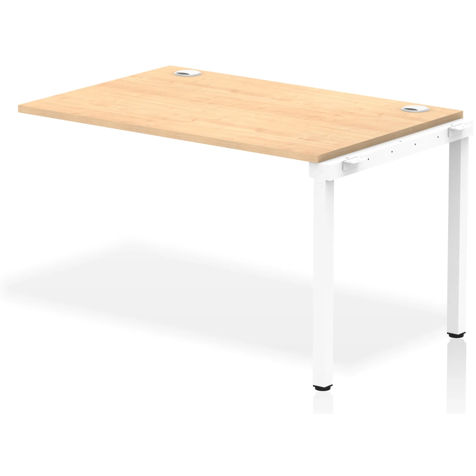 Impulse Single Row Bench Desk Extension Kit for One Extra Workstation