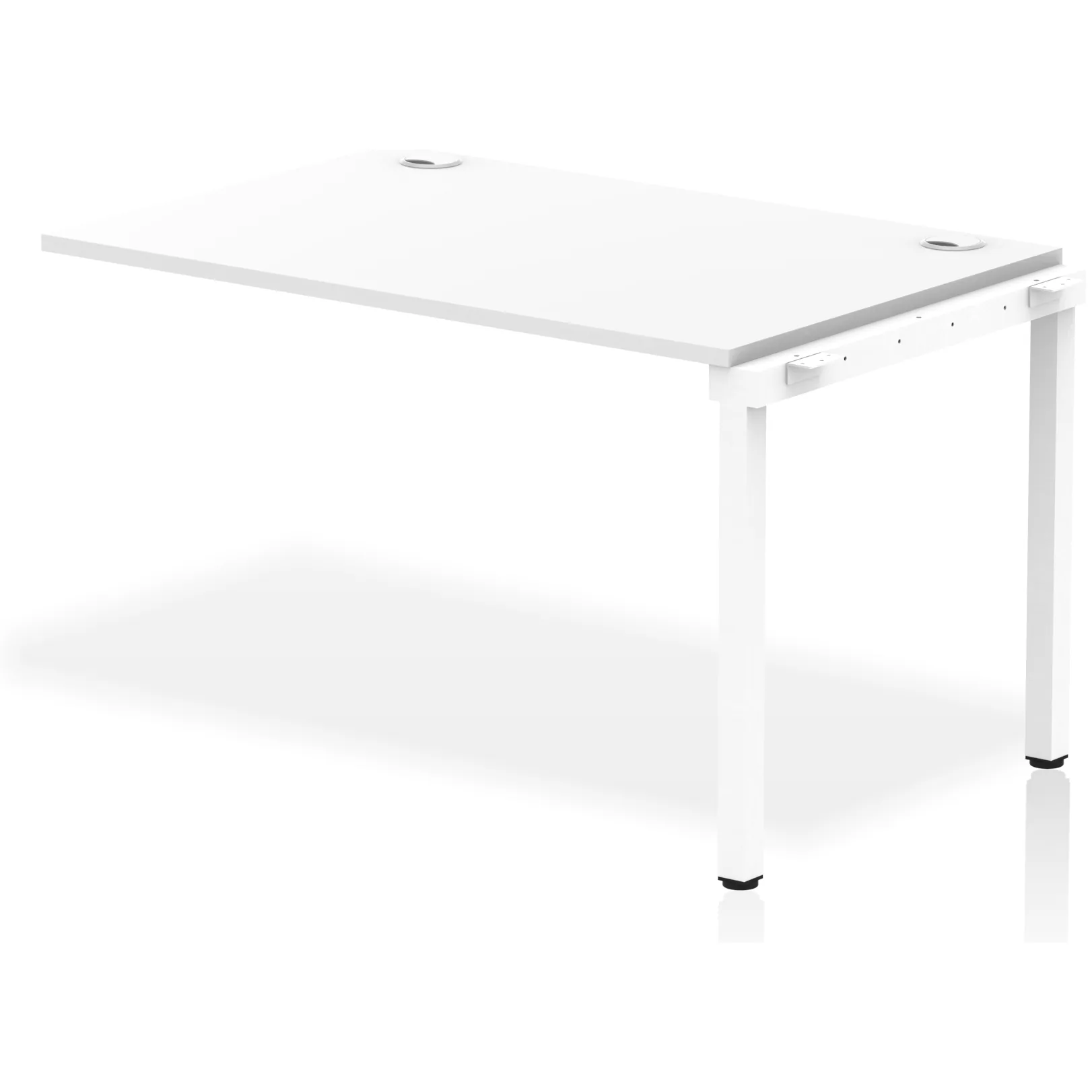 Impulse Single Row Bench Desk Extension Kit for One Extra Workstation