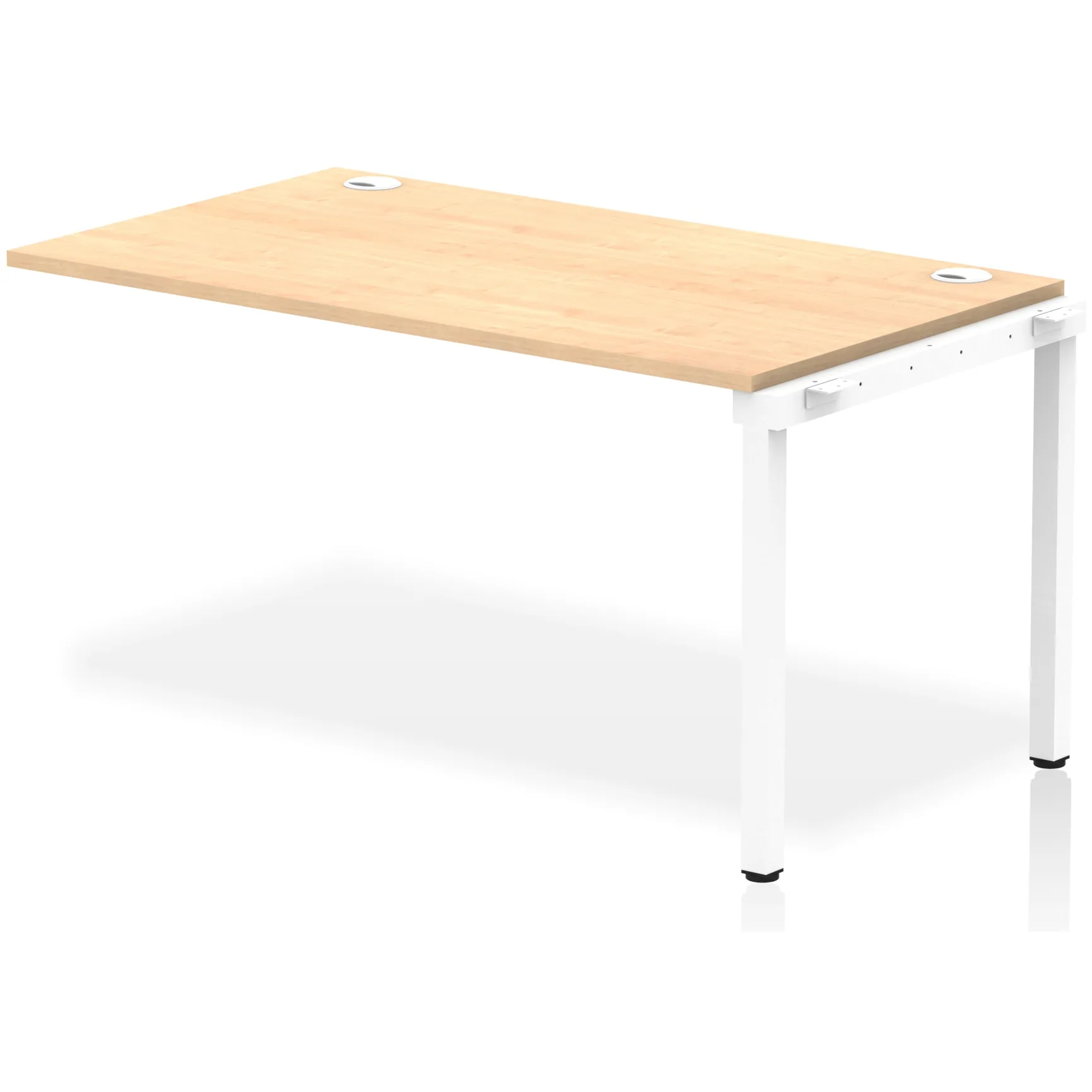 Impulse Single Row Bench Desk Extension Kit for One Extra Workstation