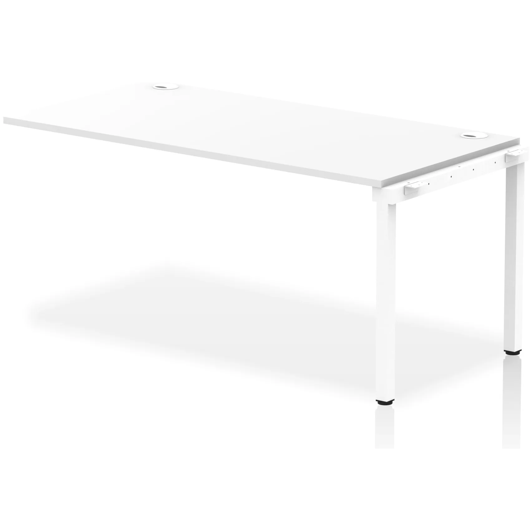 Impulse Single Row Bench Desk Extension Kit for One Extra Workstation