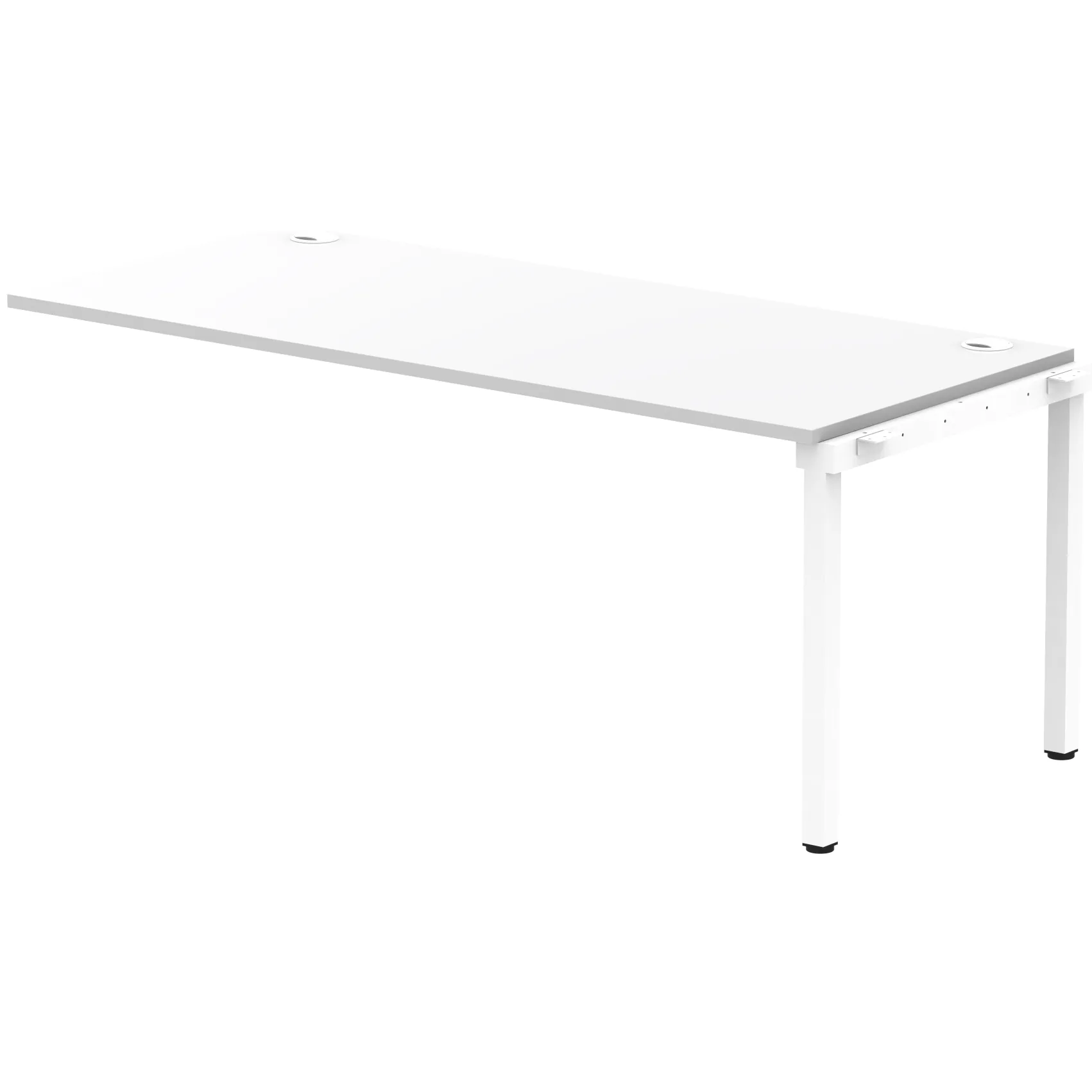 Impulse Single Row Bench Desk Extension Kit for One Extra Workstation