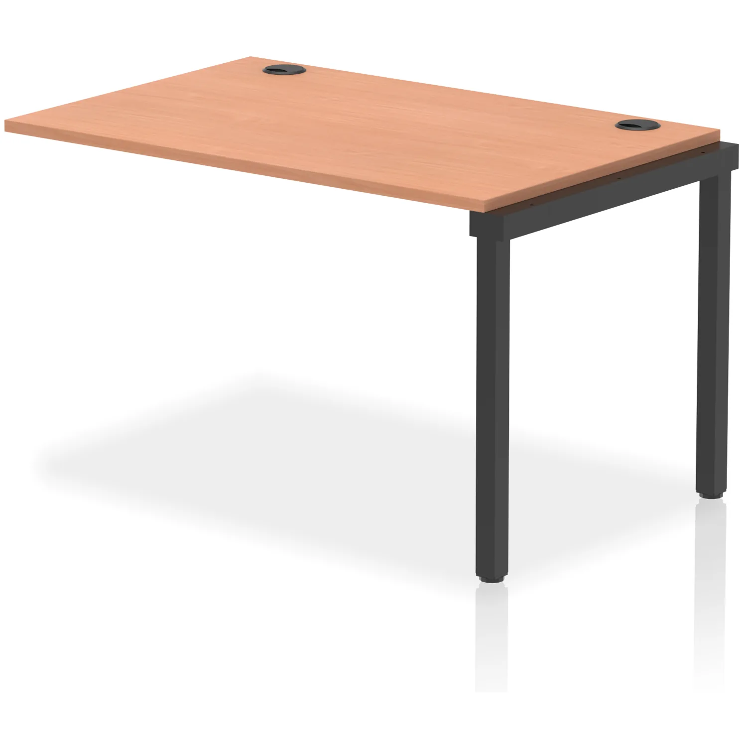 Impulse Single Row Bench Desk Extension Kit for One Extra Workstation